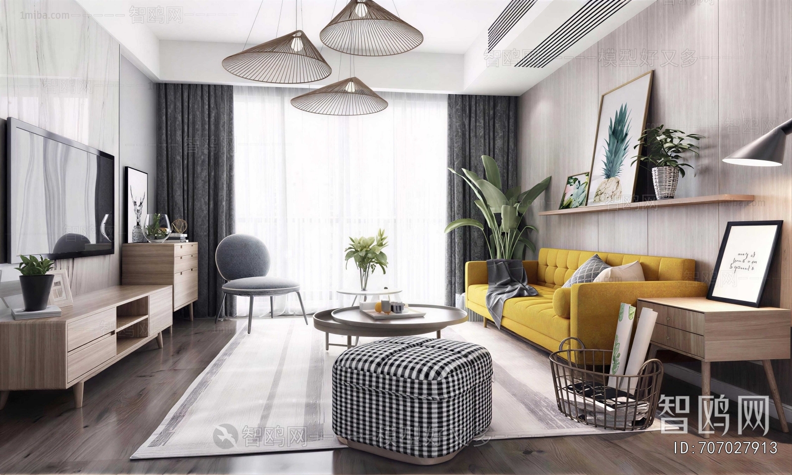 Nordic Style A Living Room