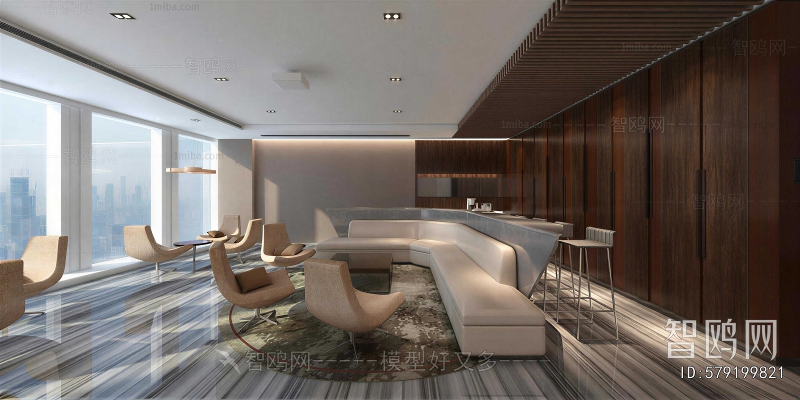 Modern Office Rest Area