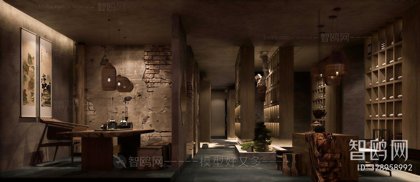 New Chinese Style Teahouse Tea House