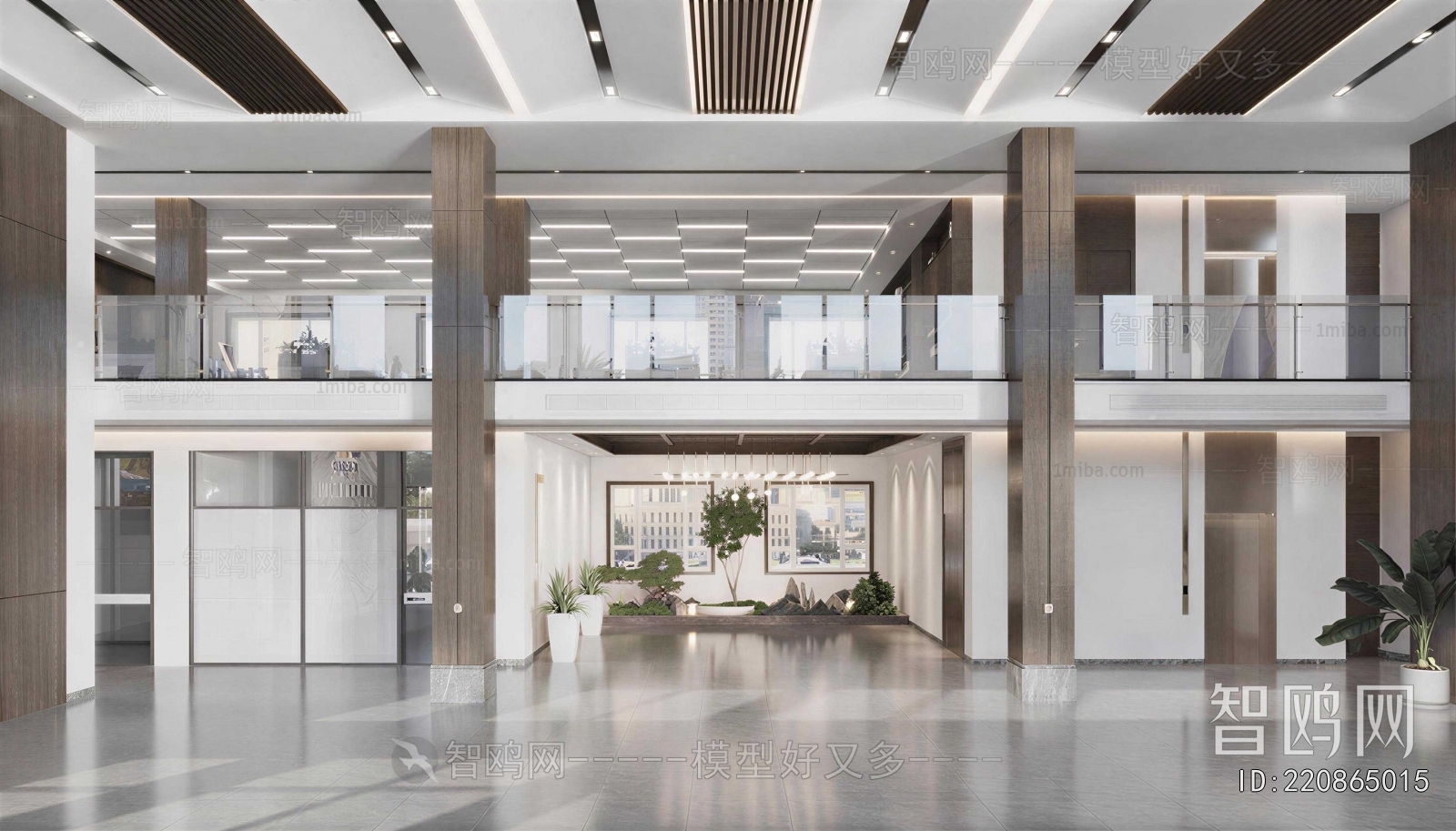 Modern Office Reception Desk