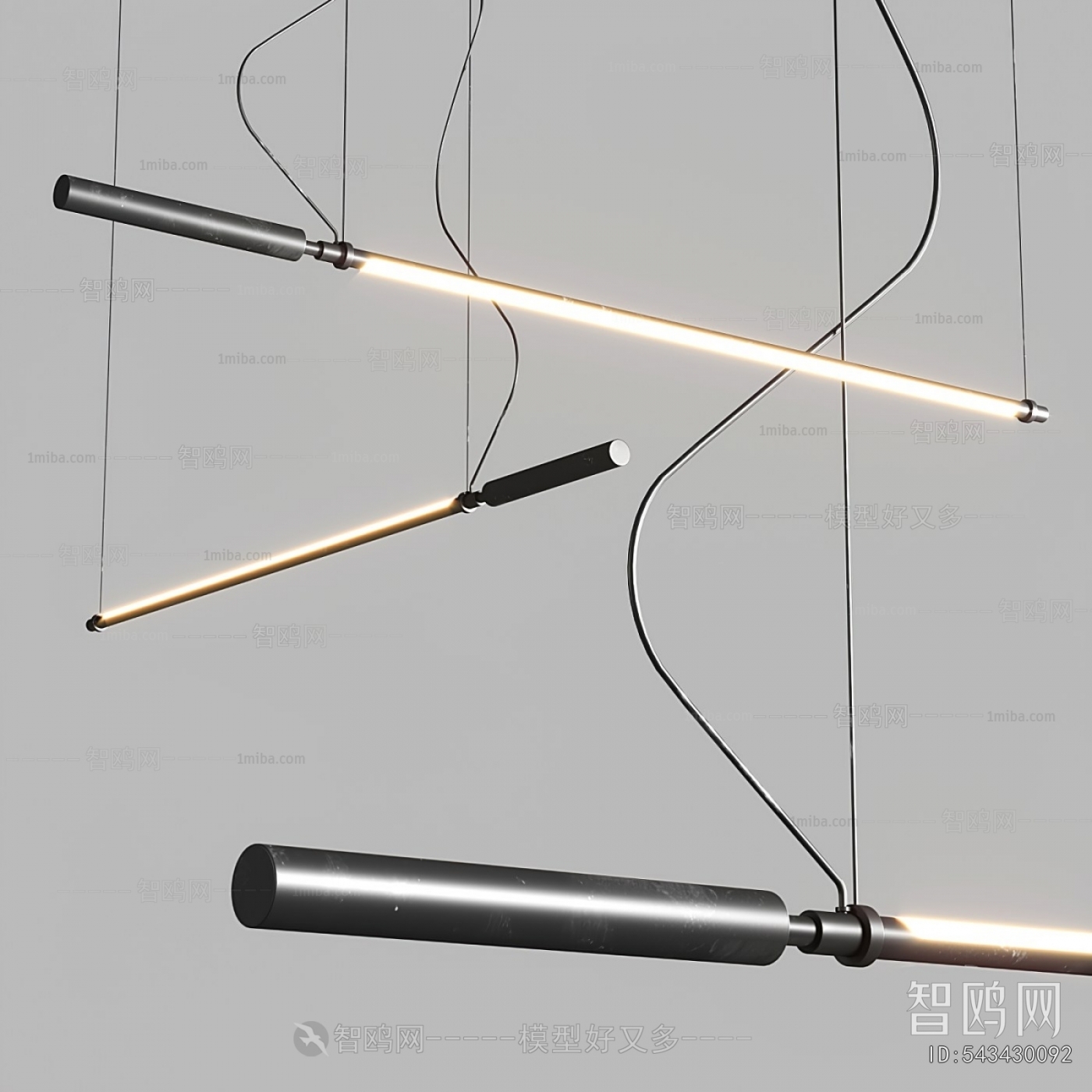 Modern Long Chandelier