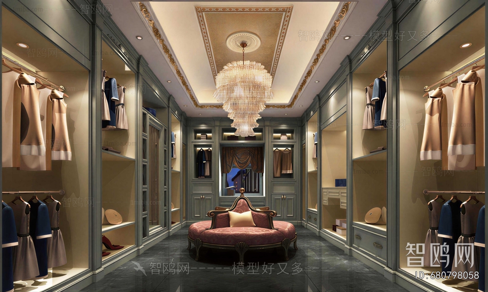 Modern Clothes Storage Area