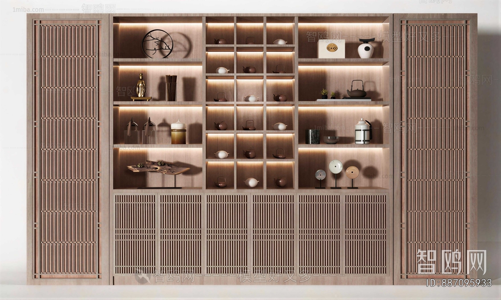 New Chinese Style Decorative Cabinet
