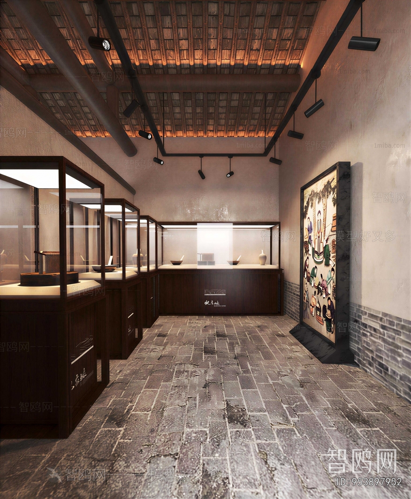 New Chinese Style Exhibition Hall