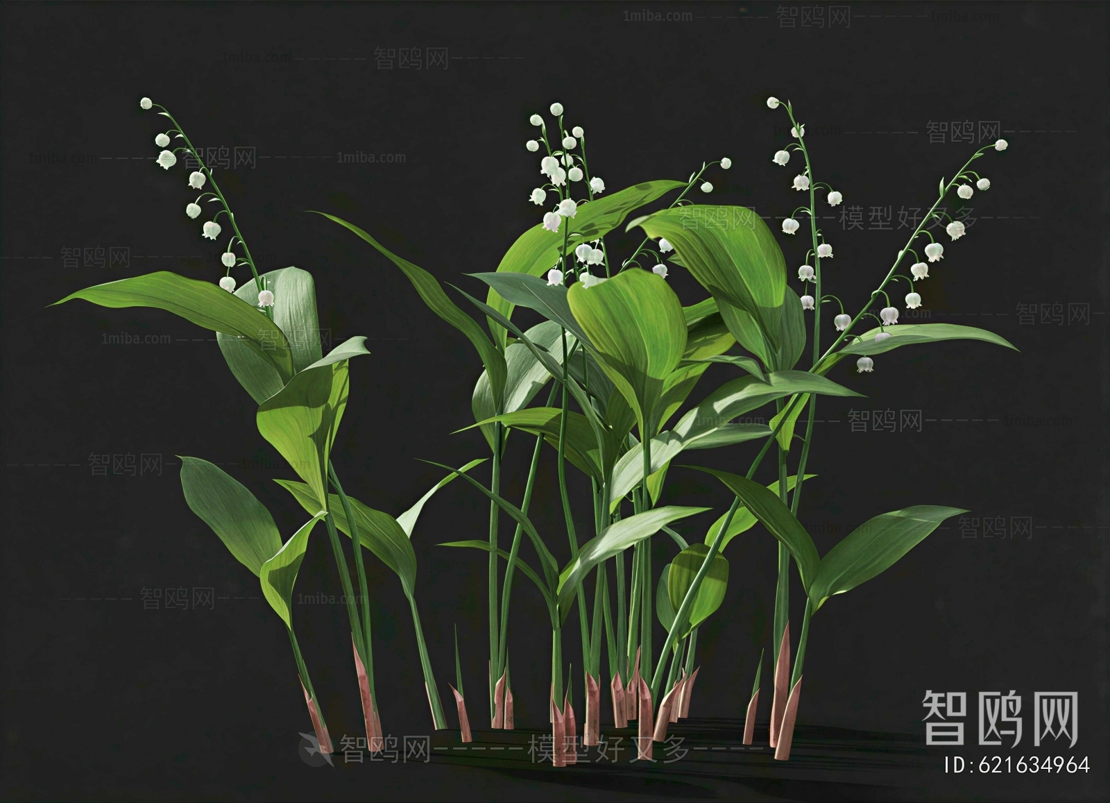 Modern Flowers And Grass