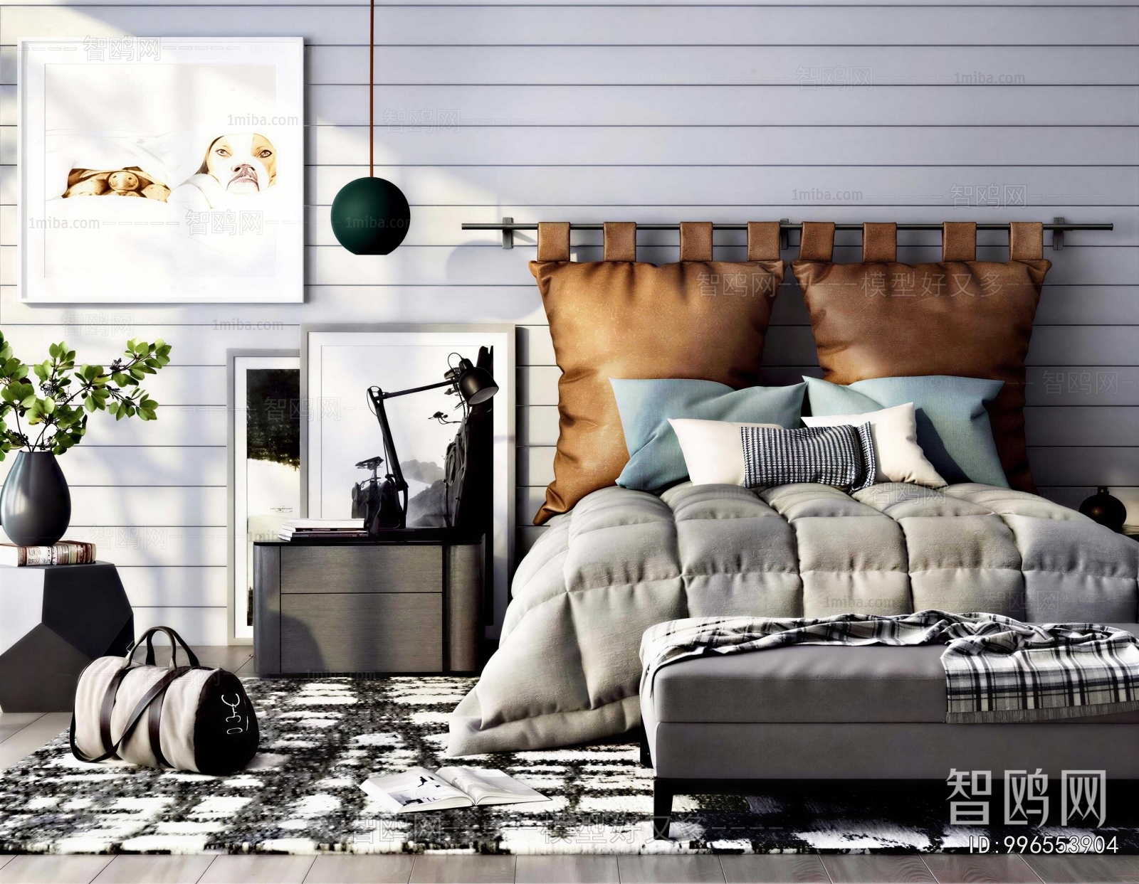 Modern Double Bed
