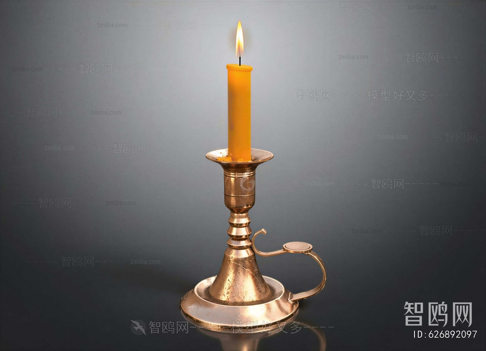 Retro Style Candles/Candlesticks