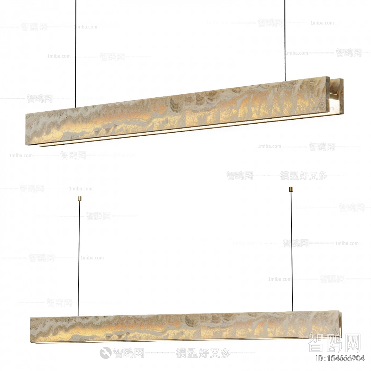 Modern Long Chandelier