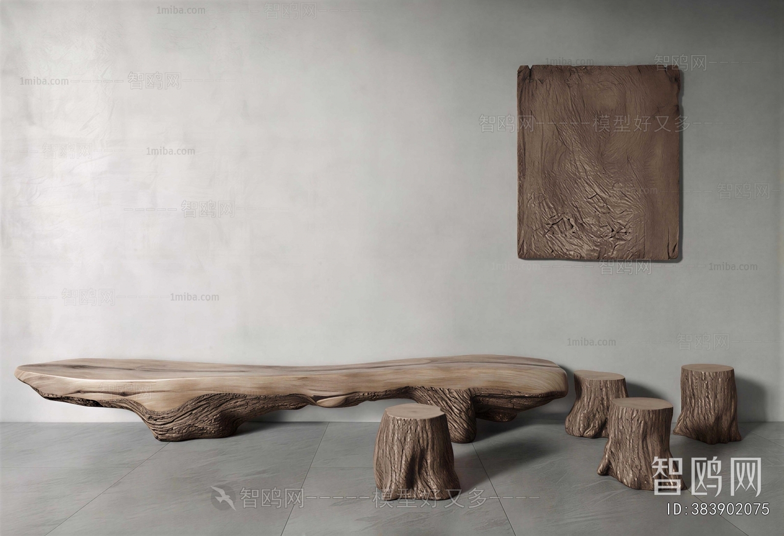 Wabi-sabi Style Lounge Chair