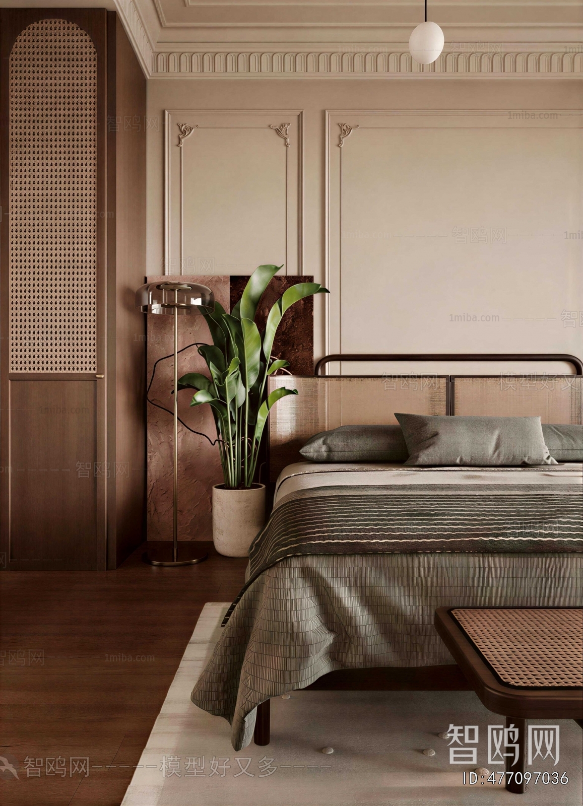 Wabi-sabi Style Bedroom