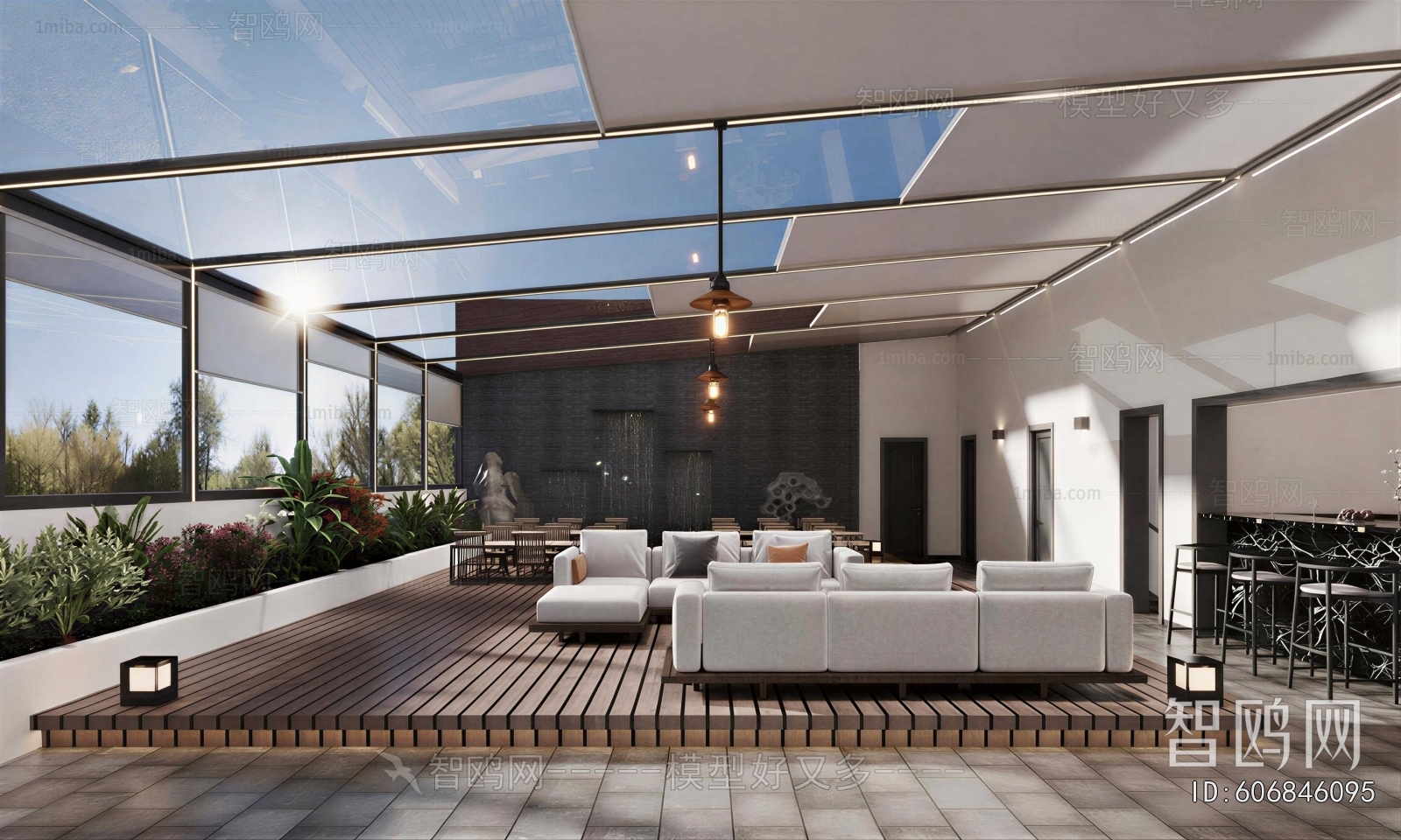 Modern Glass Sun Room
