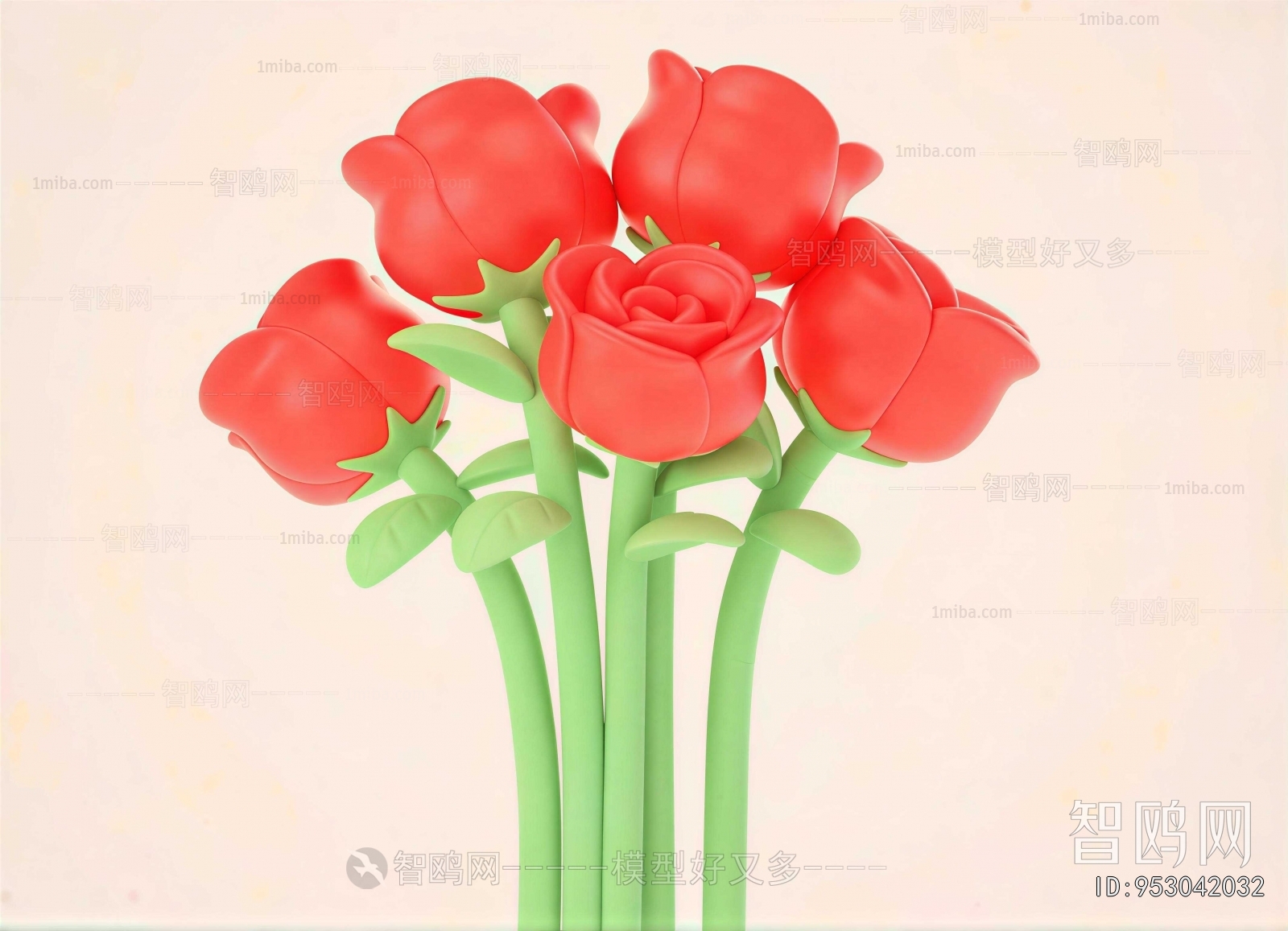 Modern Flowers And Grass