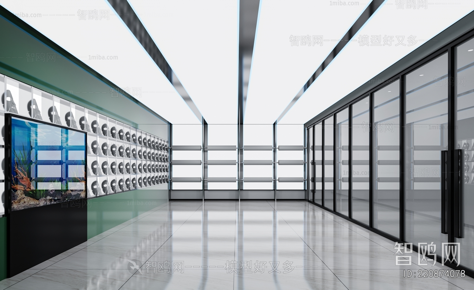 Modern Office Exhibition Hall