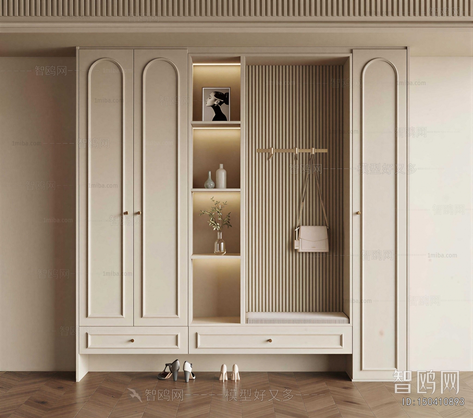 American Style Shoe Cabinet