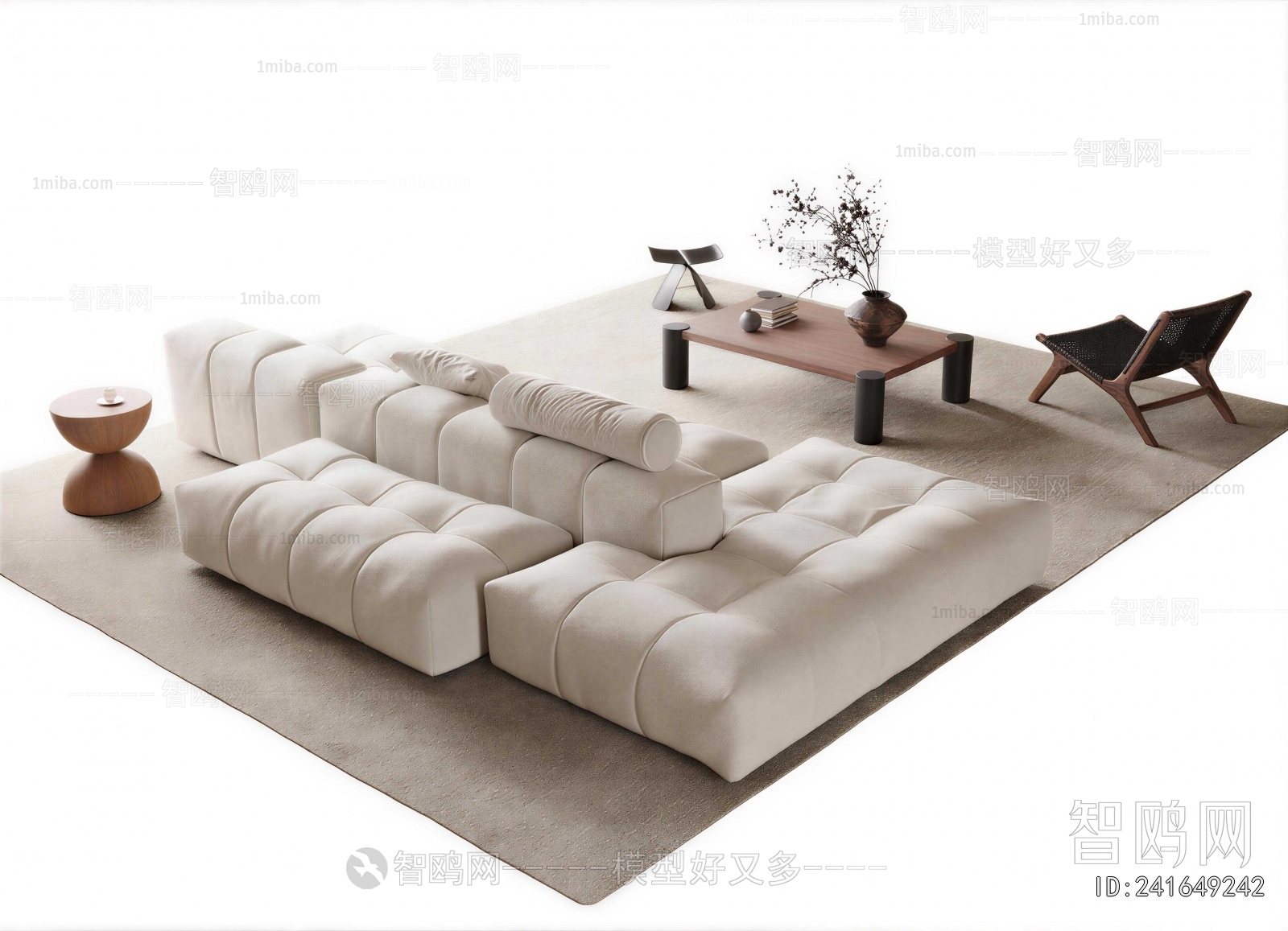 Modern Multi Person Sofa