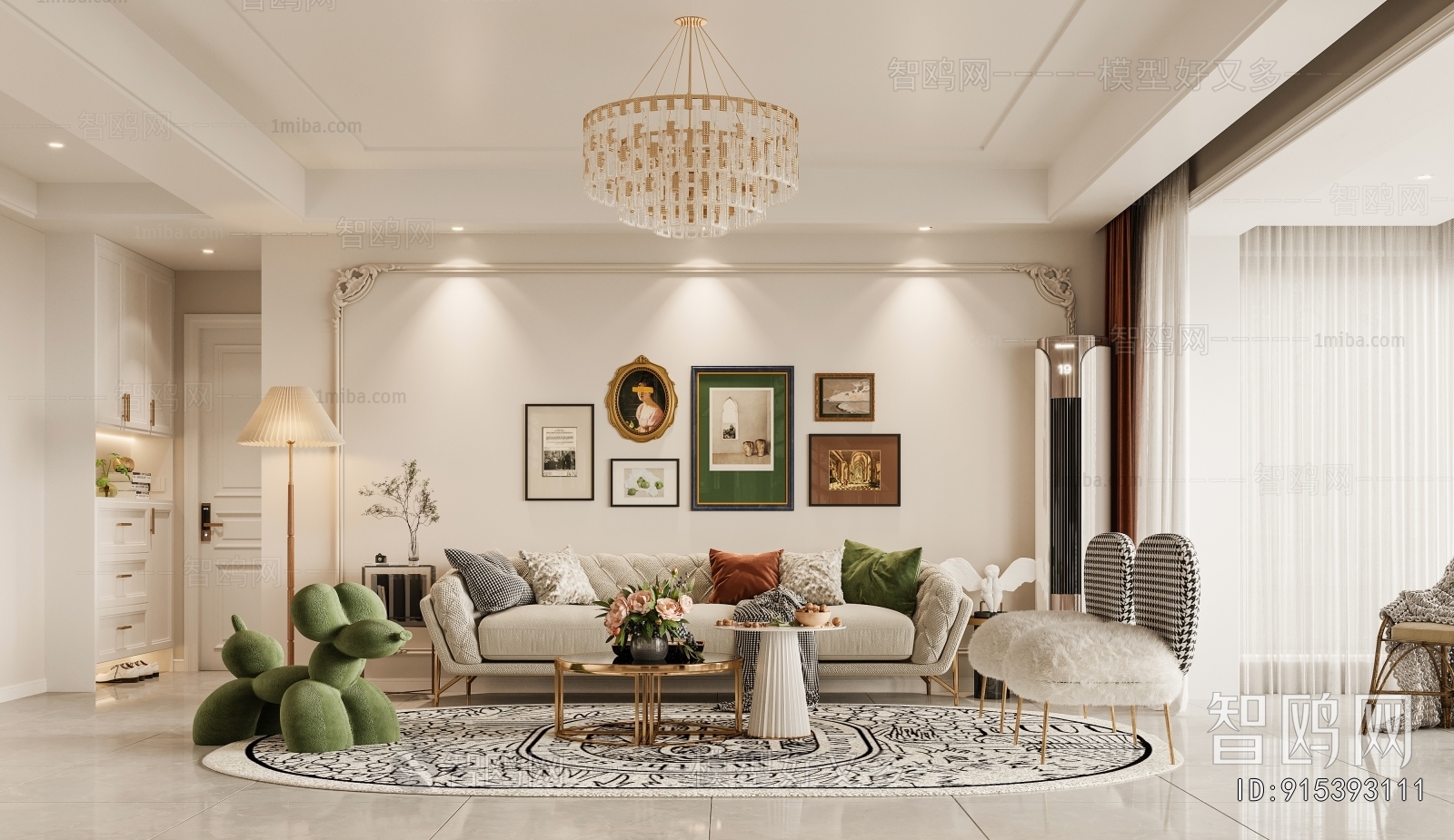 French Style A Living Room