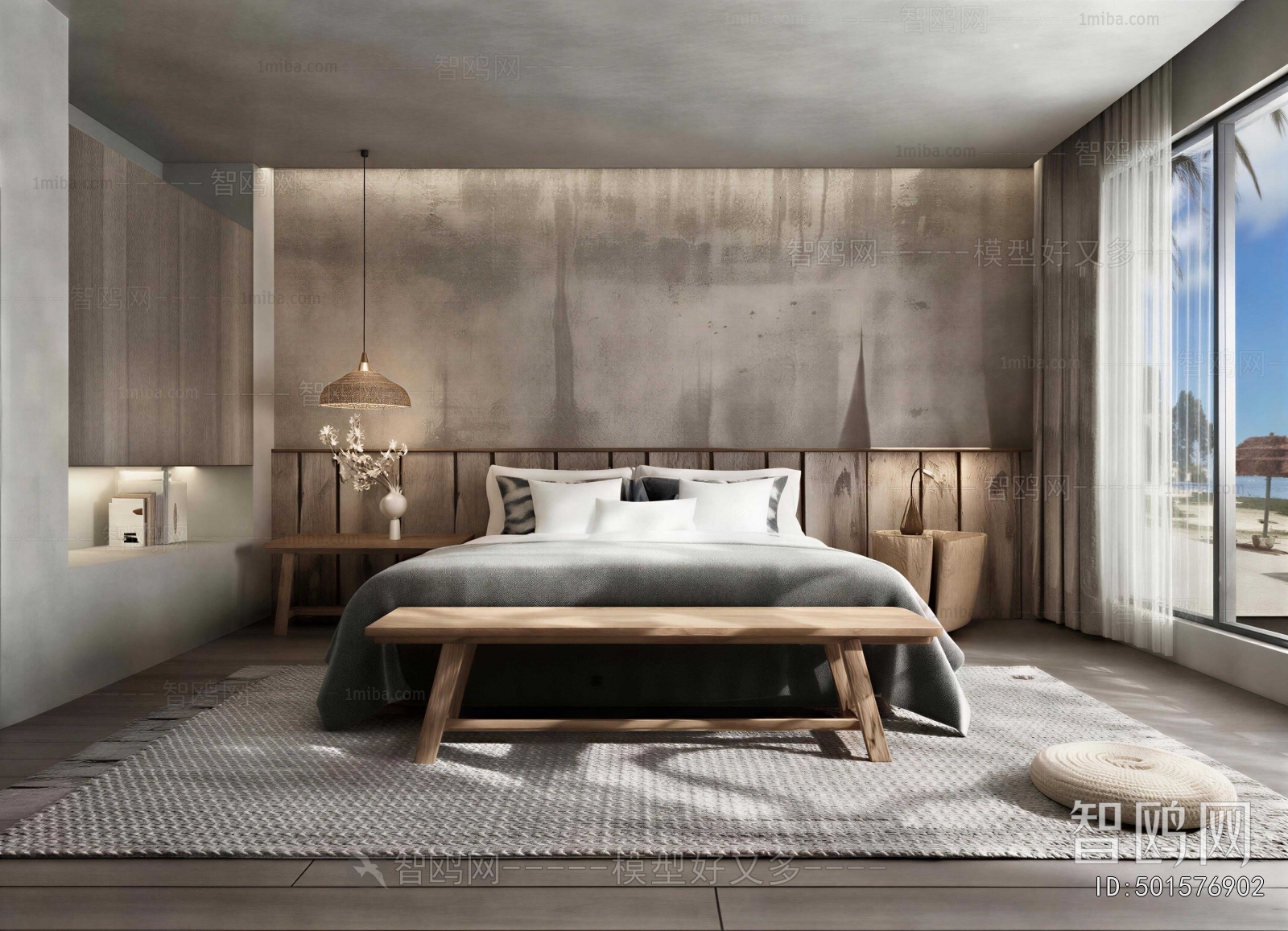 Industrial Style Bedroom