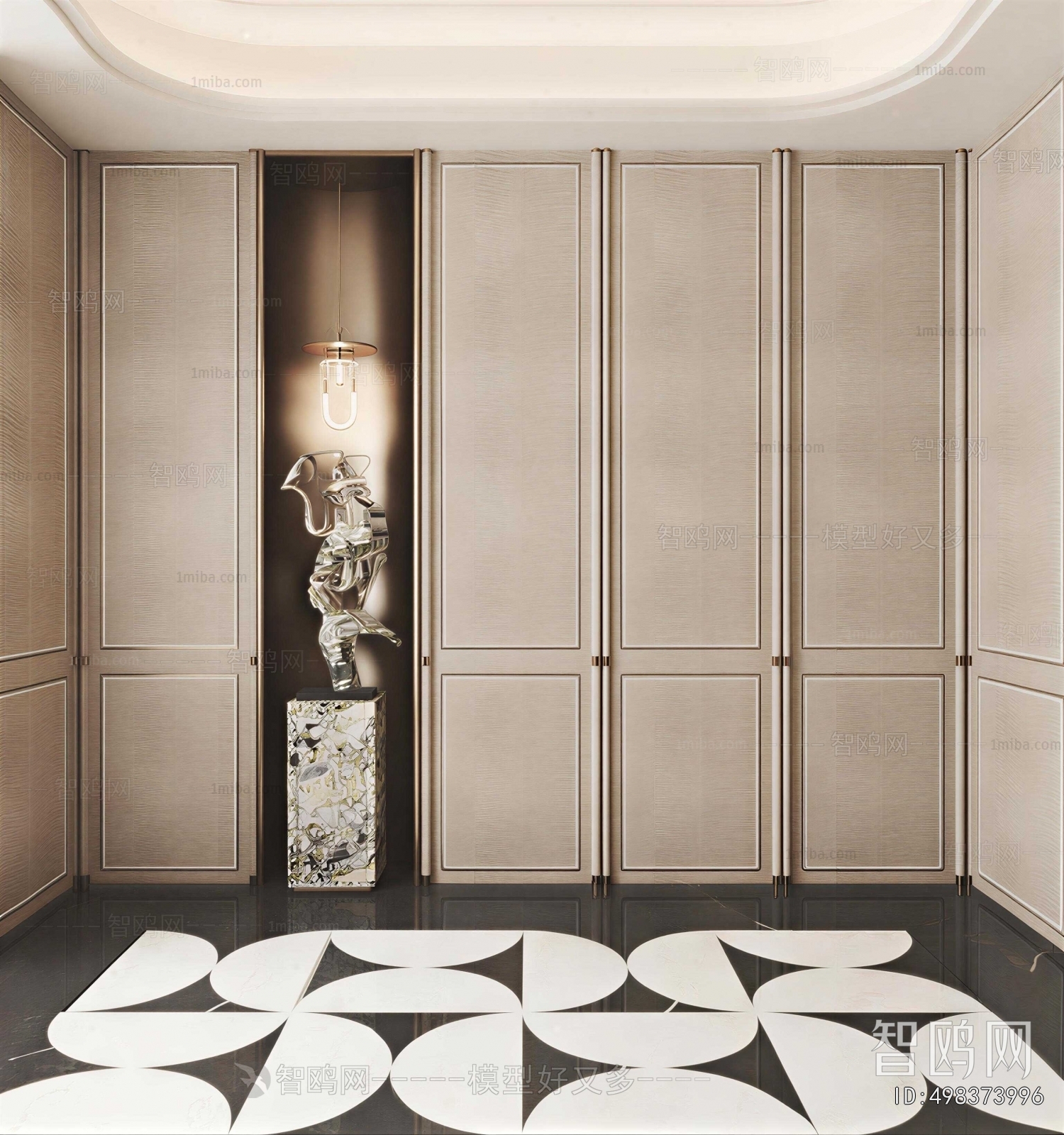 Modern Clothes Storage Area