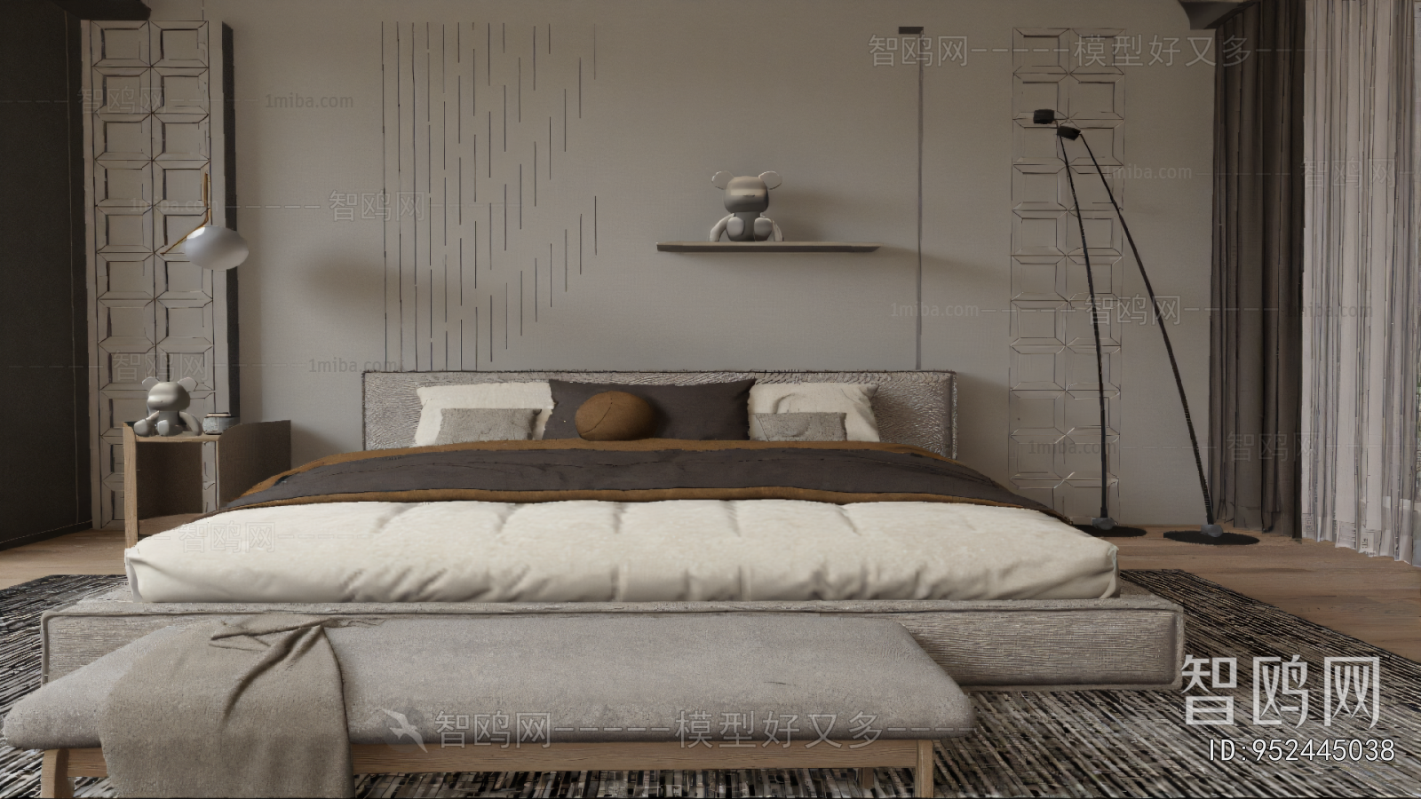 Modern Double Bed