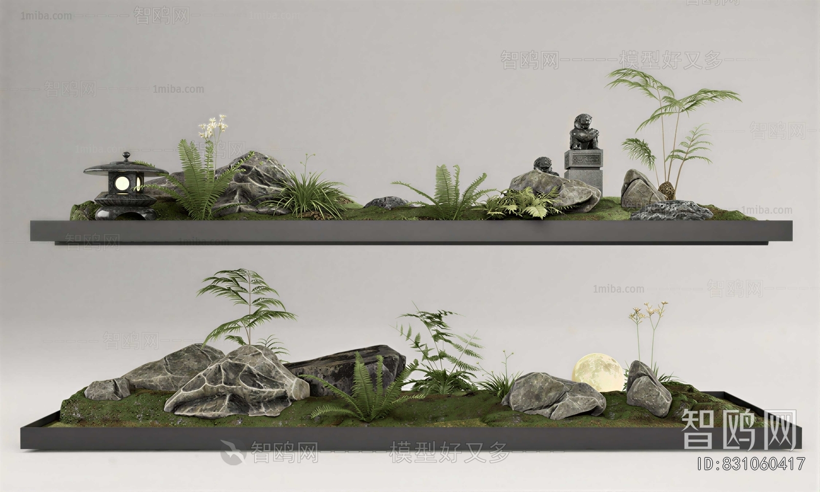 New Chinese Style Plant Landscaping