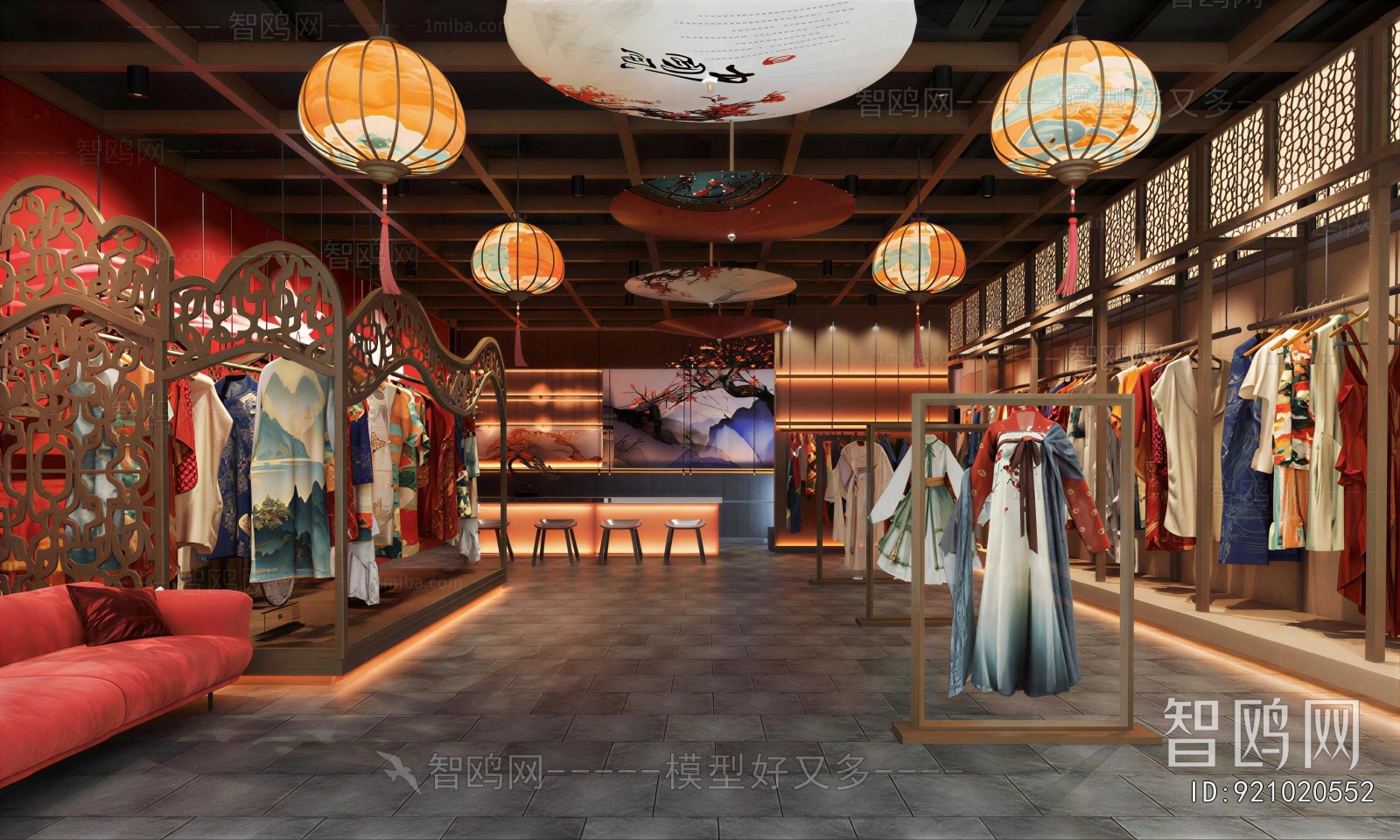 New Chinese Style Clothing Store