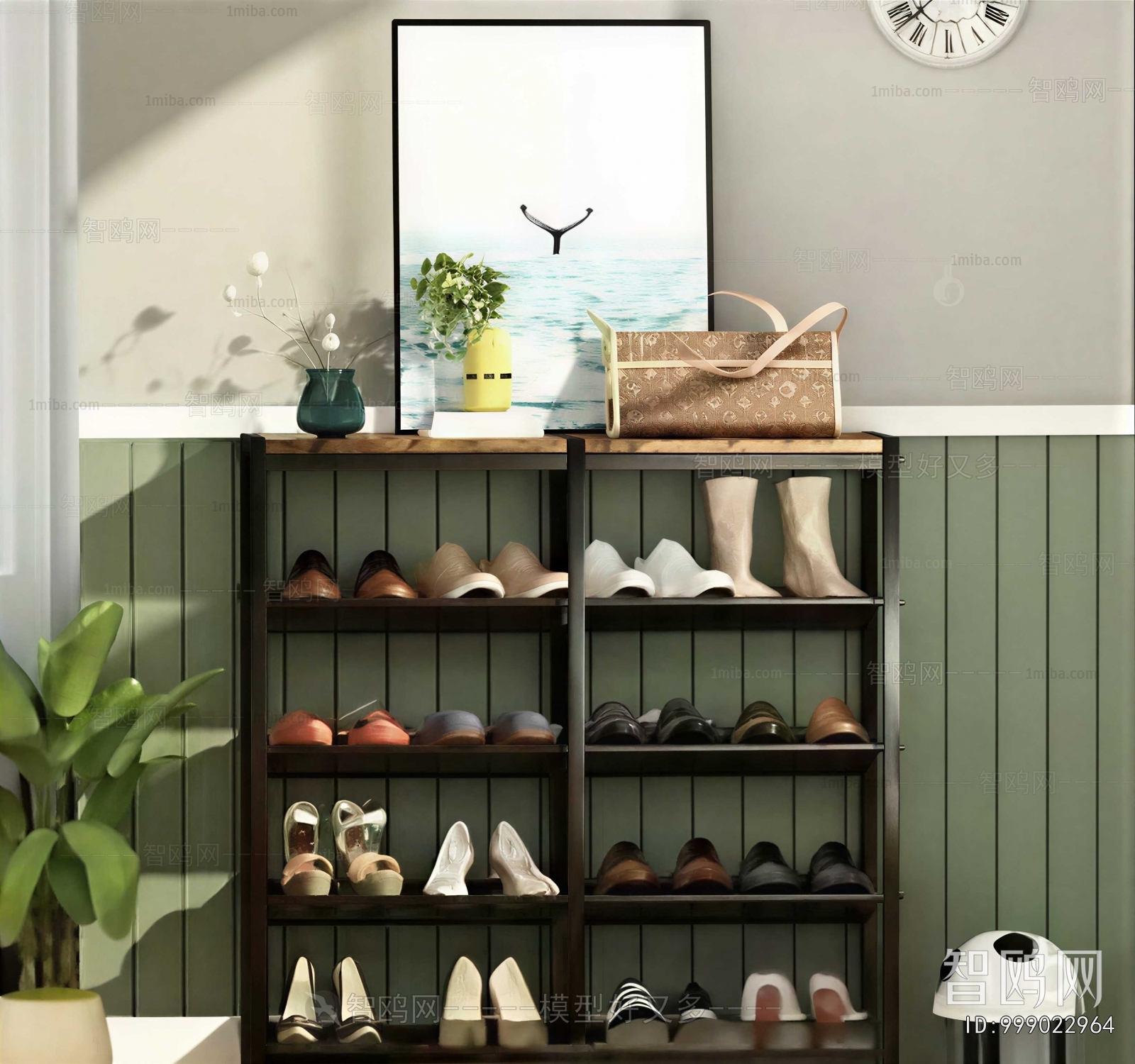 Modern Shoe Cabinet