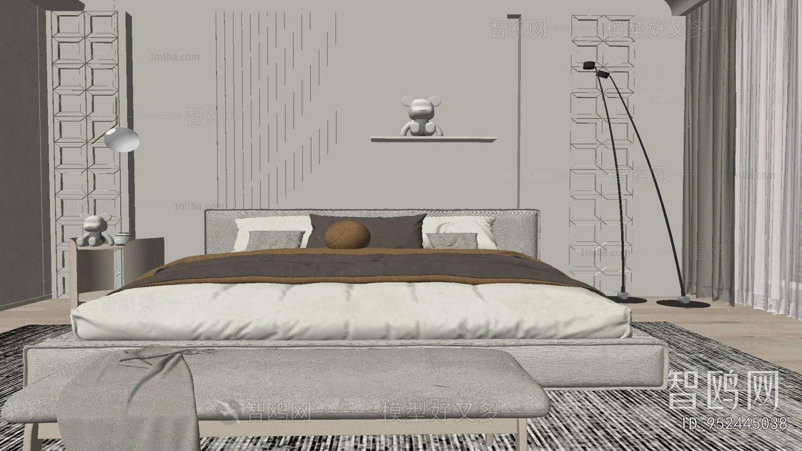 Modern Double Bed