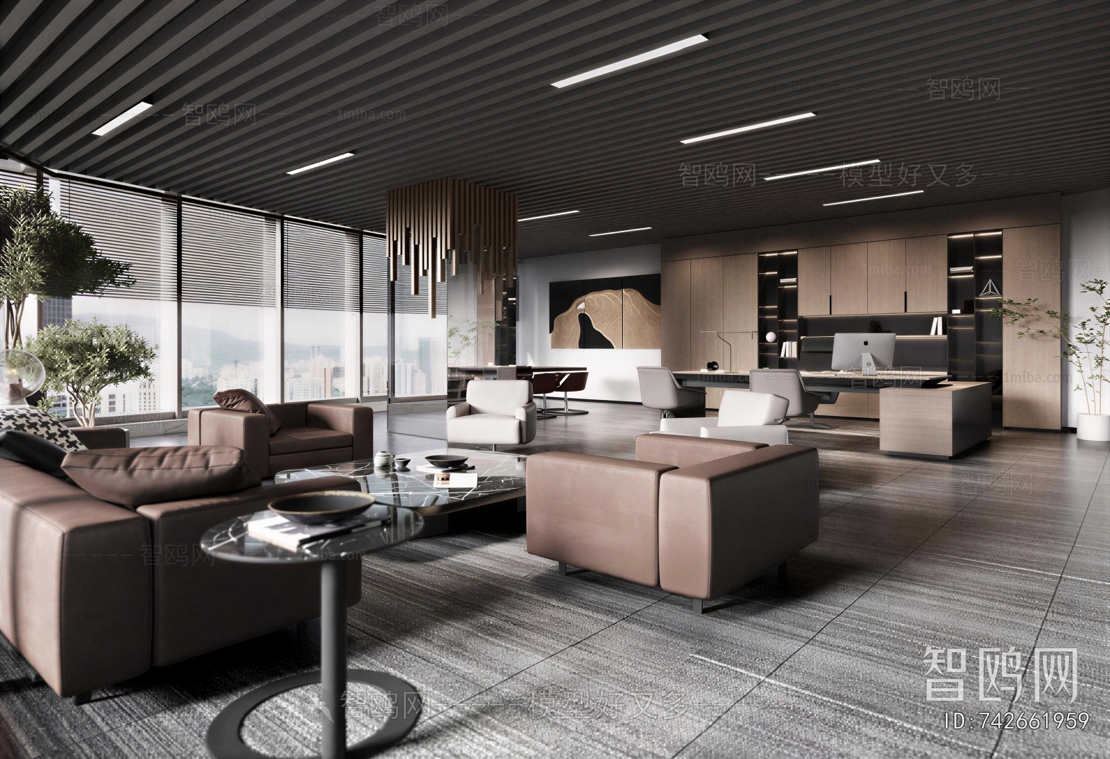 Modern Manager's Office