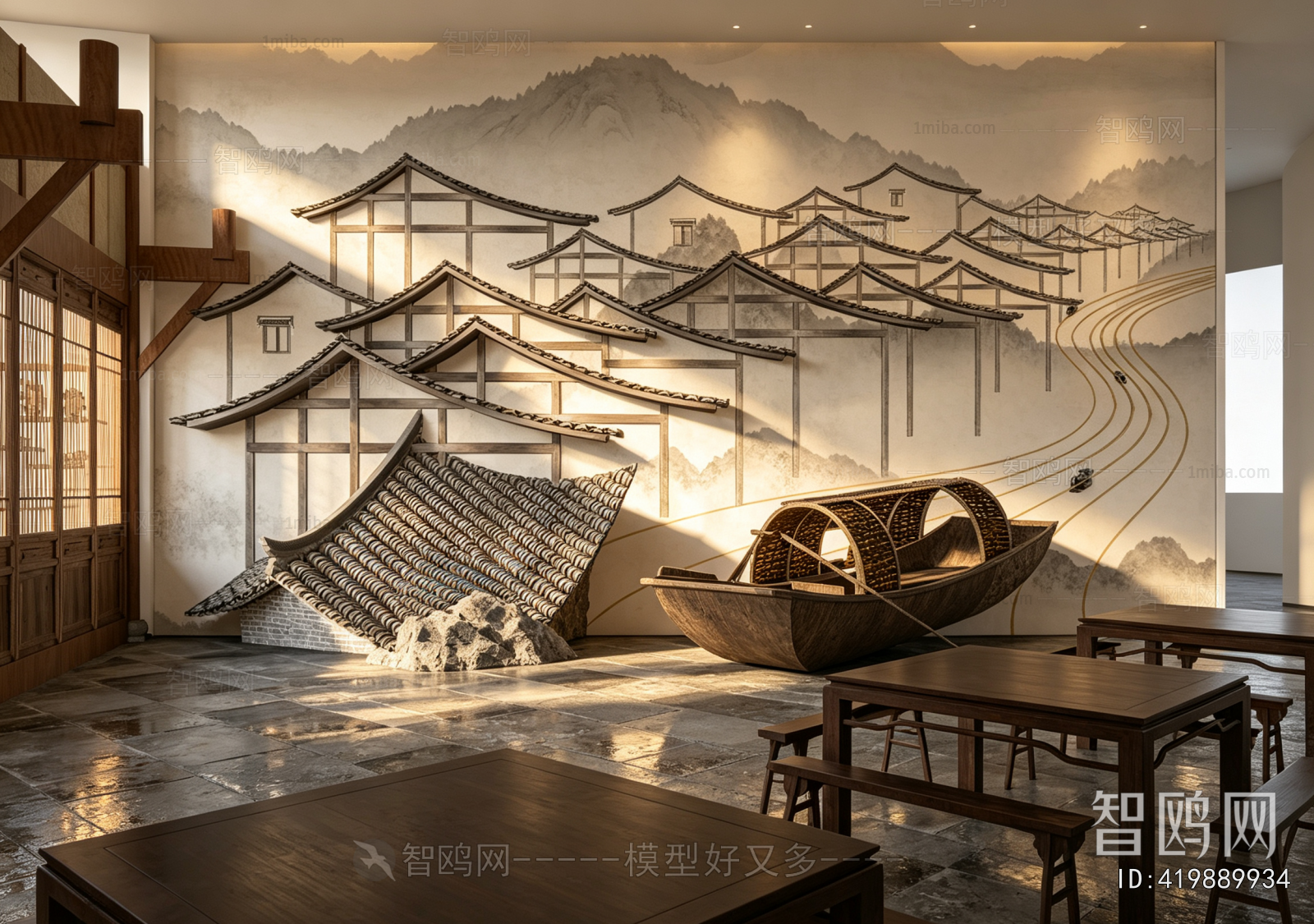 New Chinese Style Teahouse Tea House