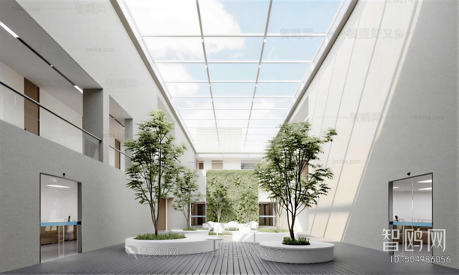Modern Courtyard/landscape