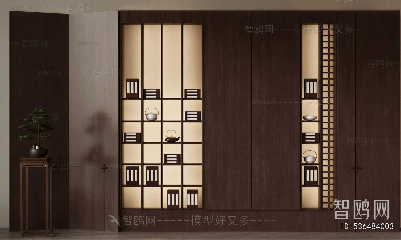 New Chinese Style Bookcase
