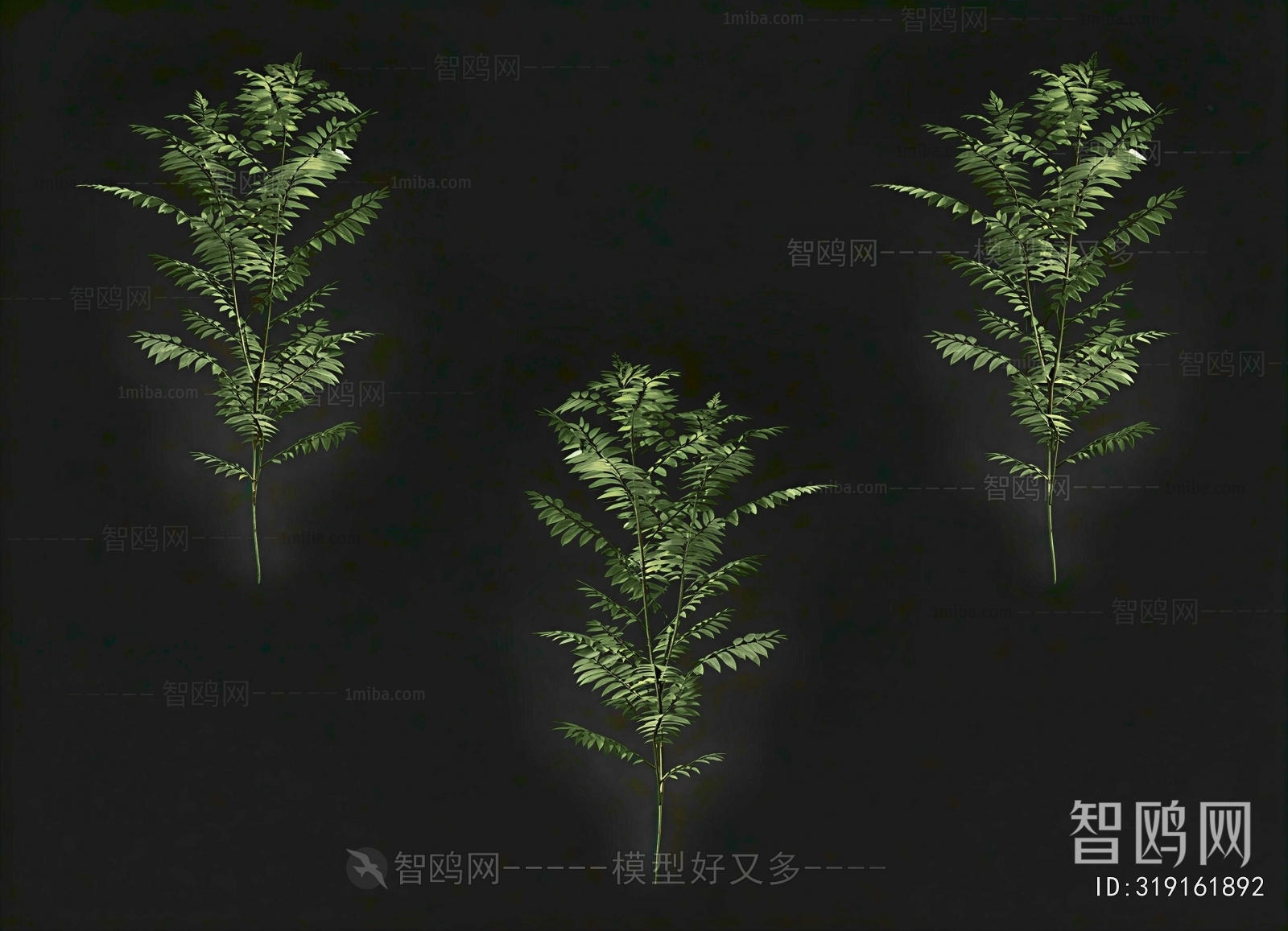 Modern Tree/shrub/grass