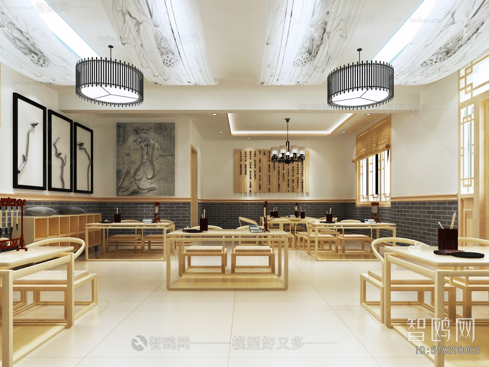 New Chinese Style School Classrooms