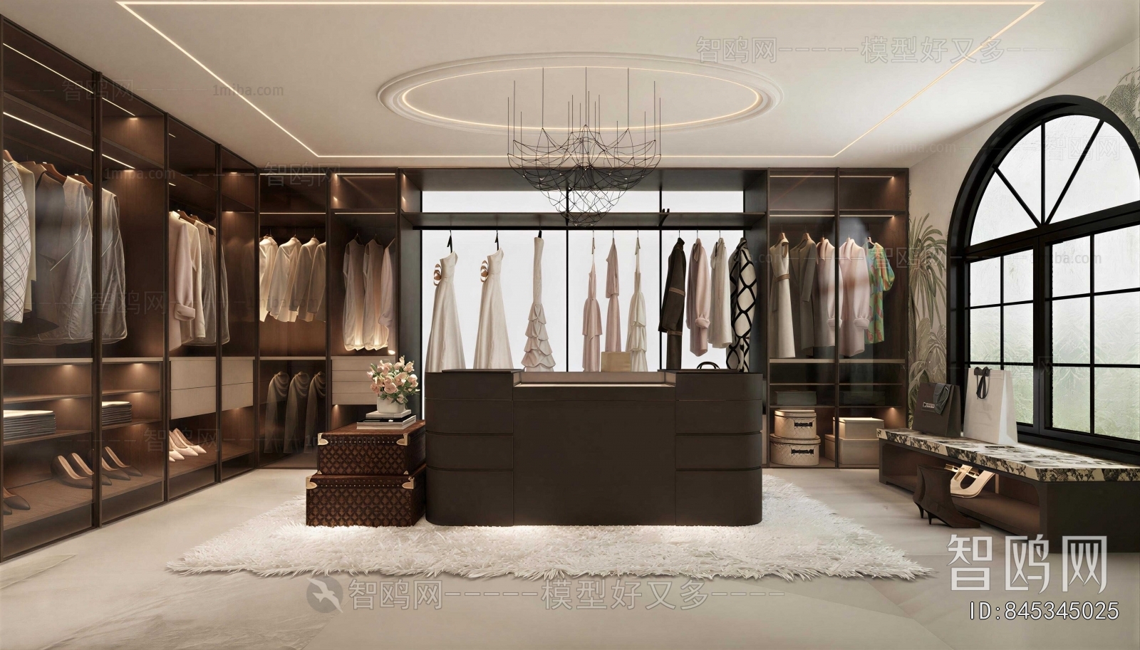Modern Clothes Storage Area
