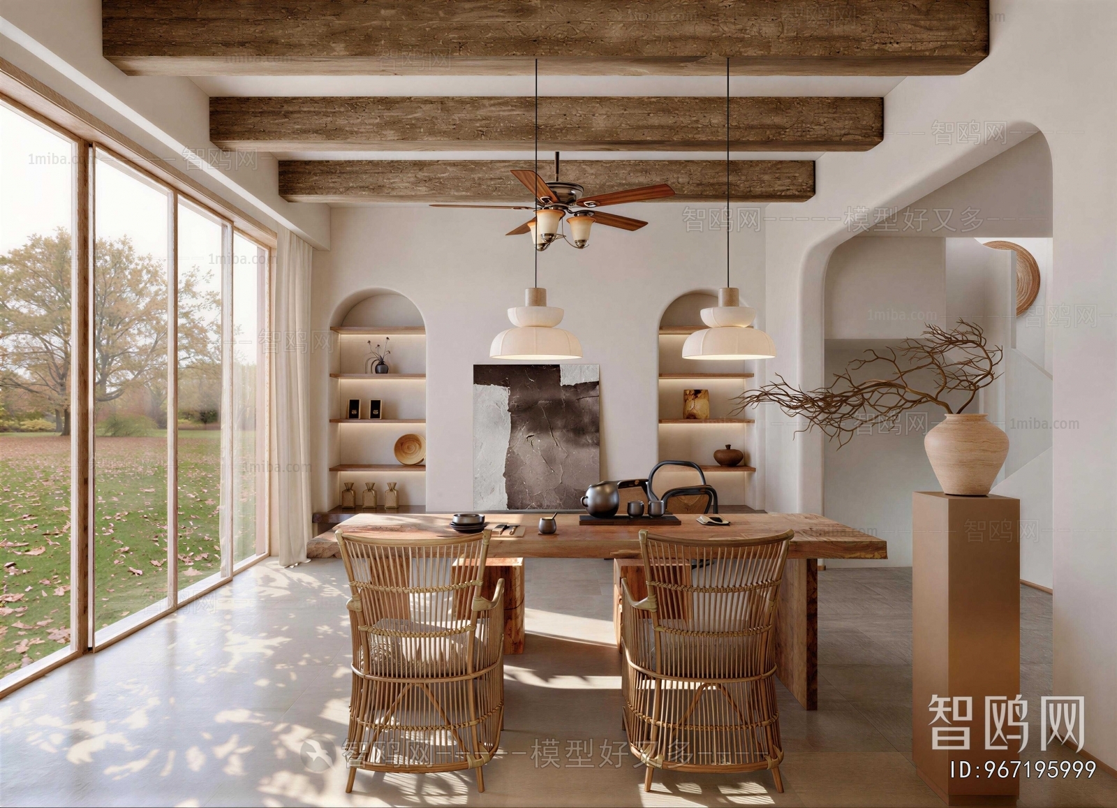 Wabi-sabi Style Tea House
