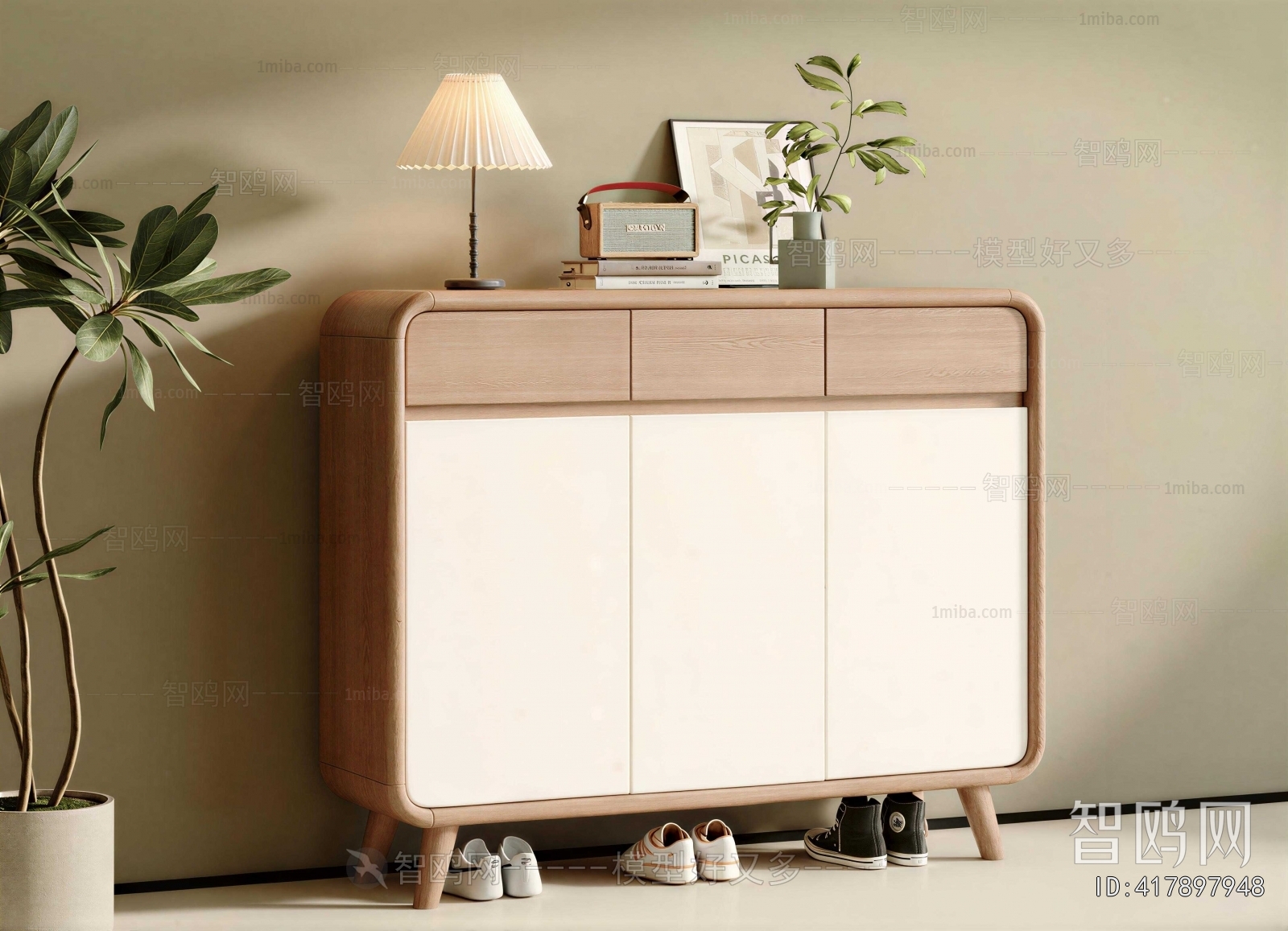 Nordic Style Shoe Cabinet