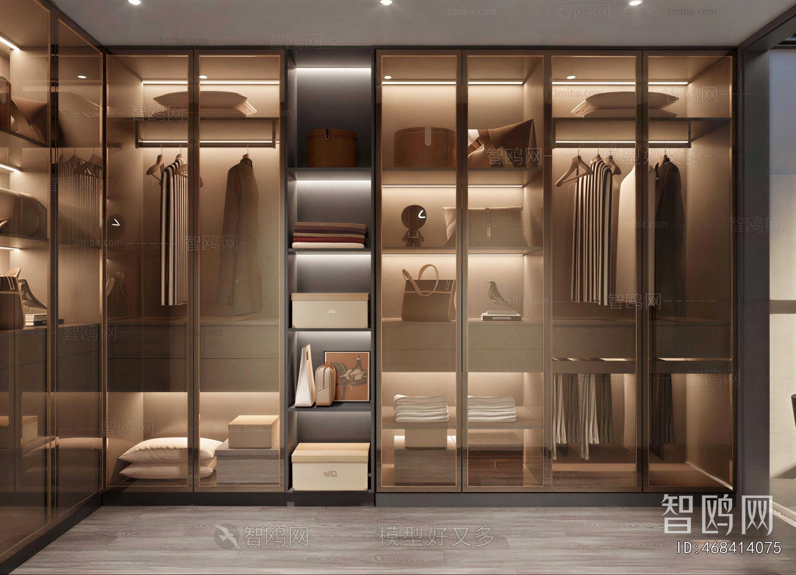 Modern Clothes Storage Area