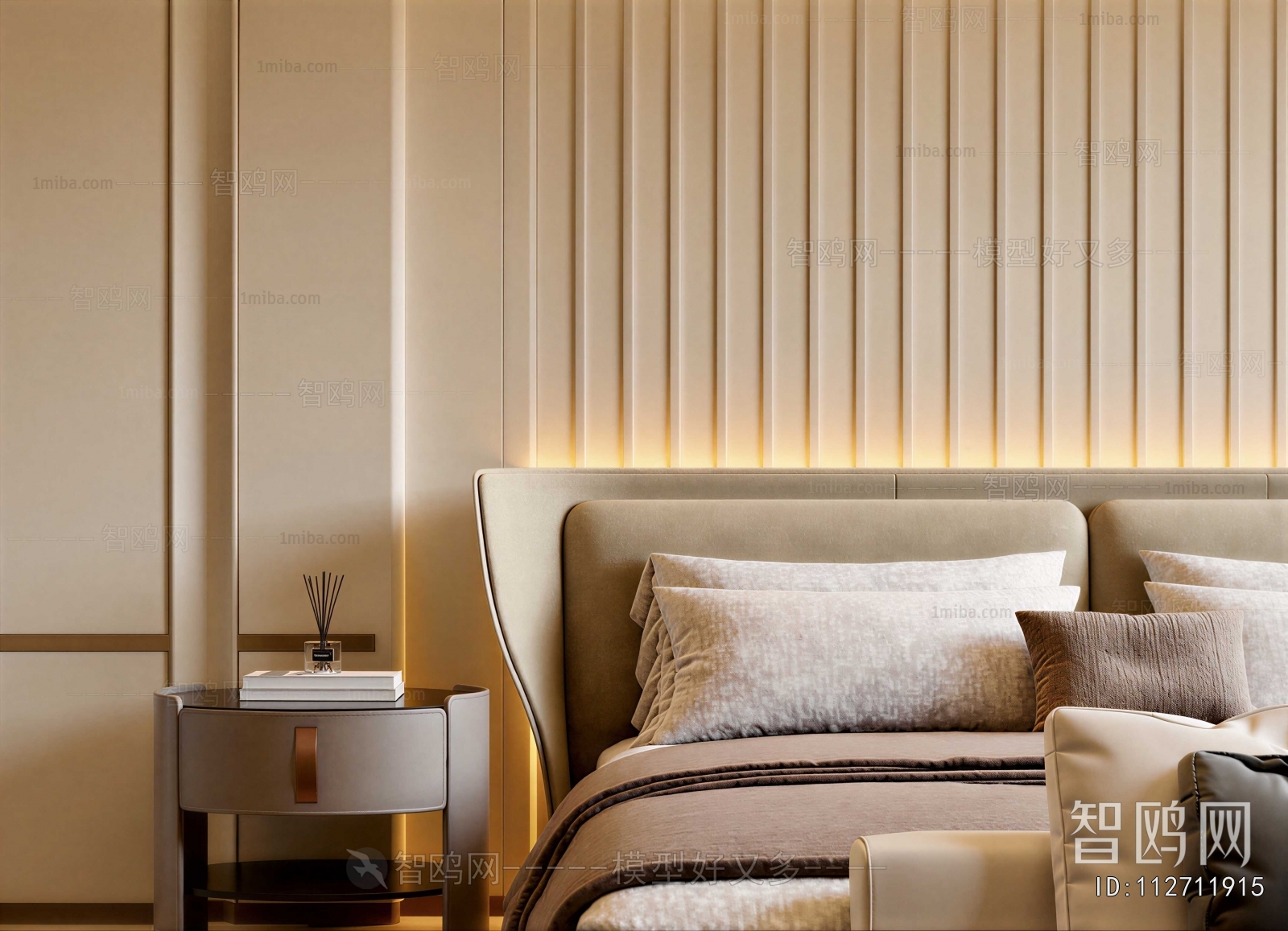 Modern Bedside Cupboard