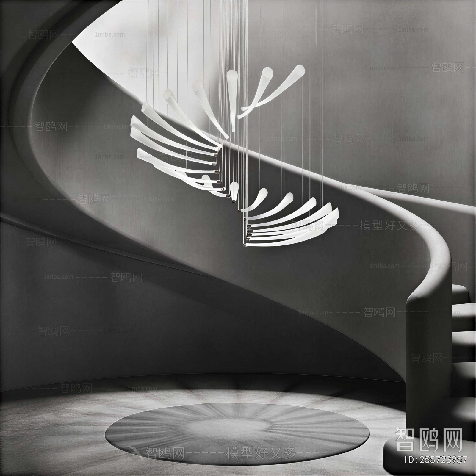 Modern Rotating Staircase