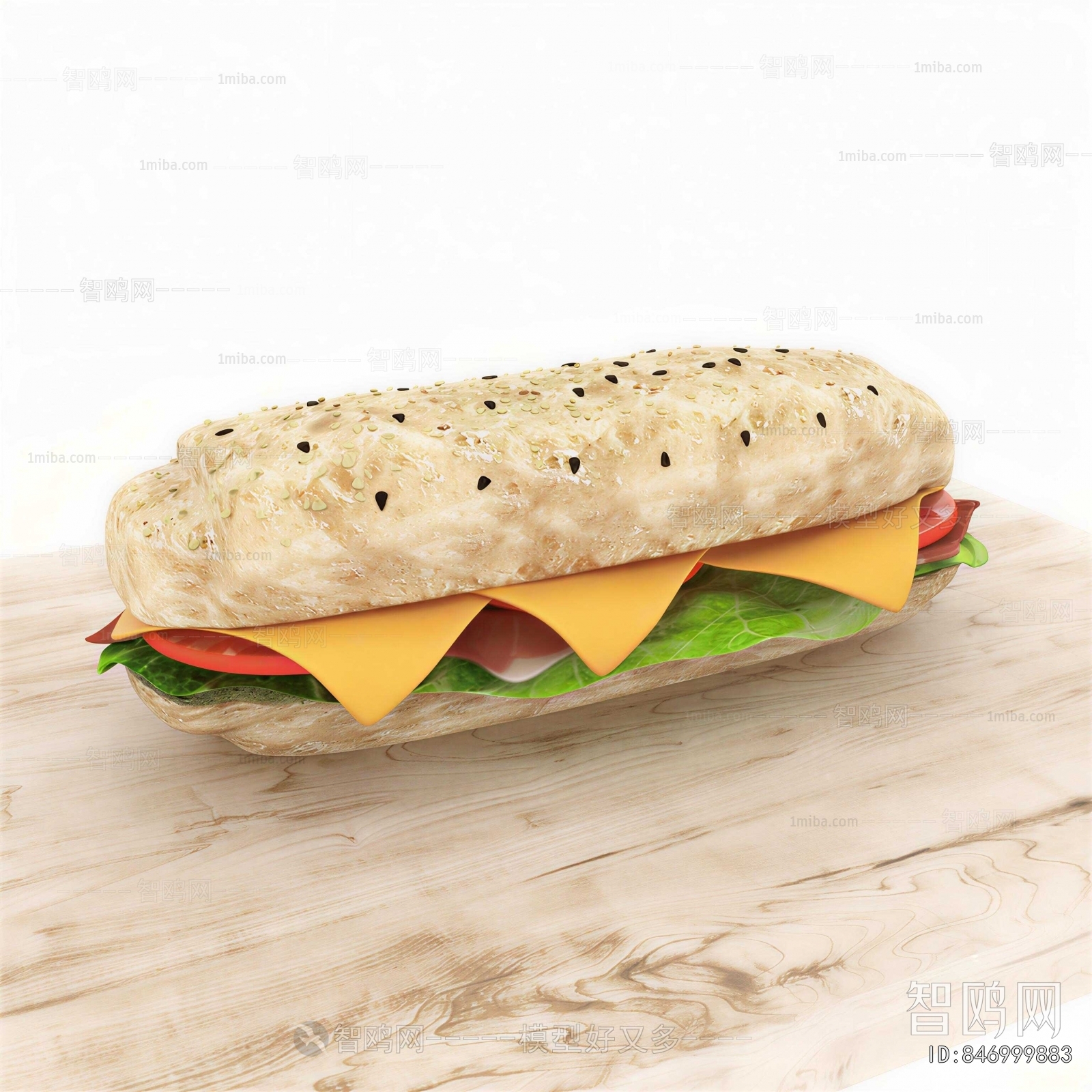 Modern Bread Cake