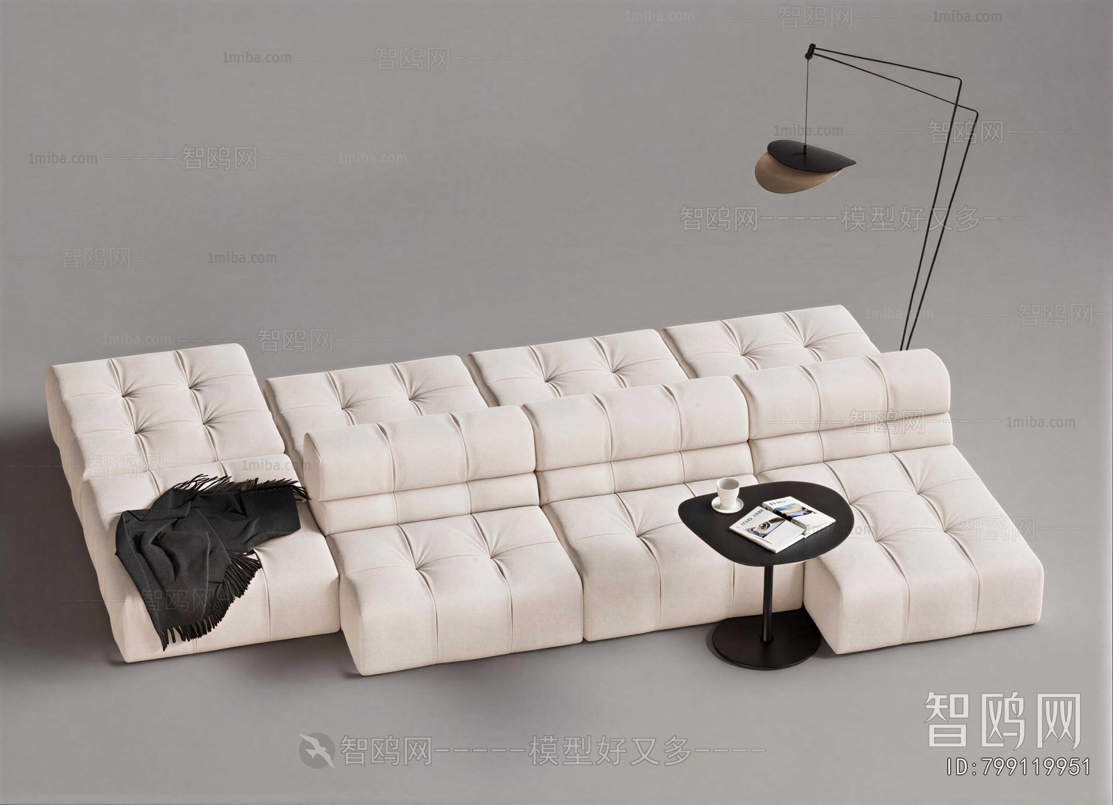 Modern Multi Person Sofa