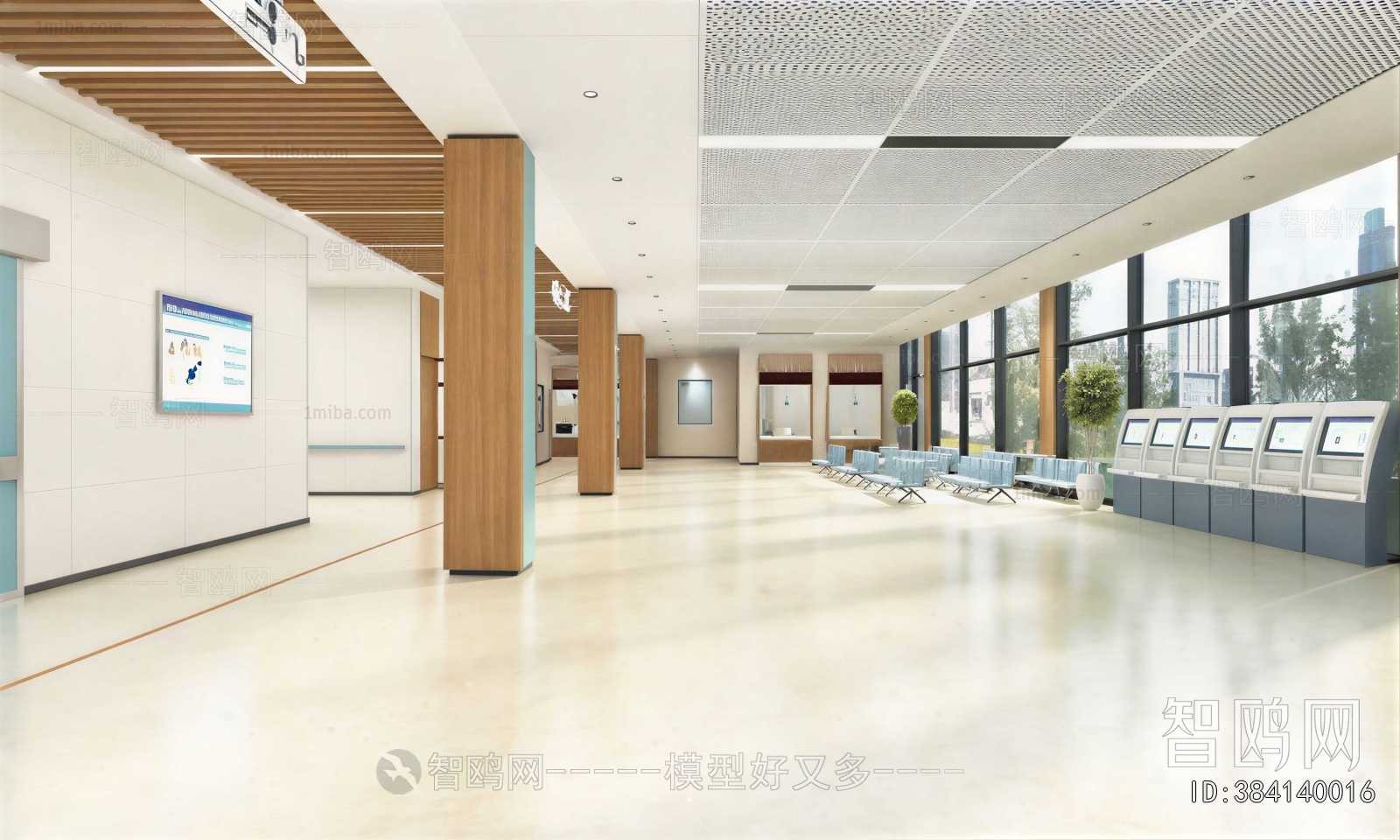 Modern Hospital Hall