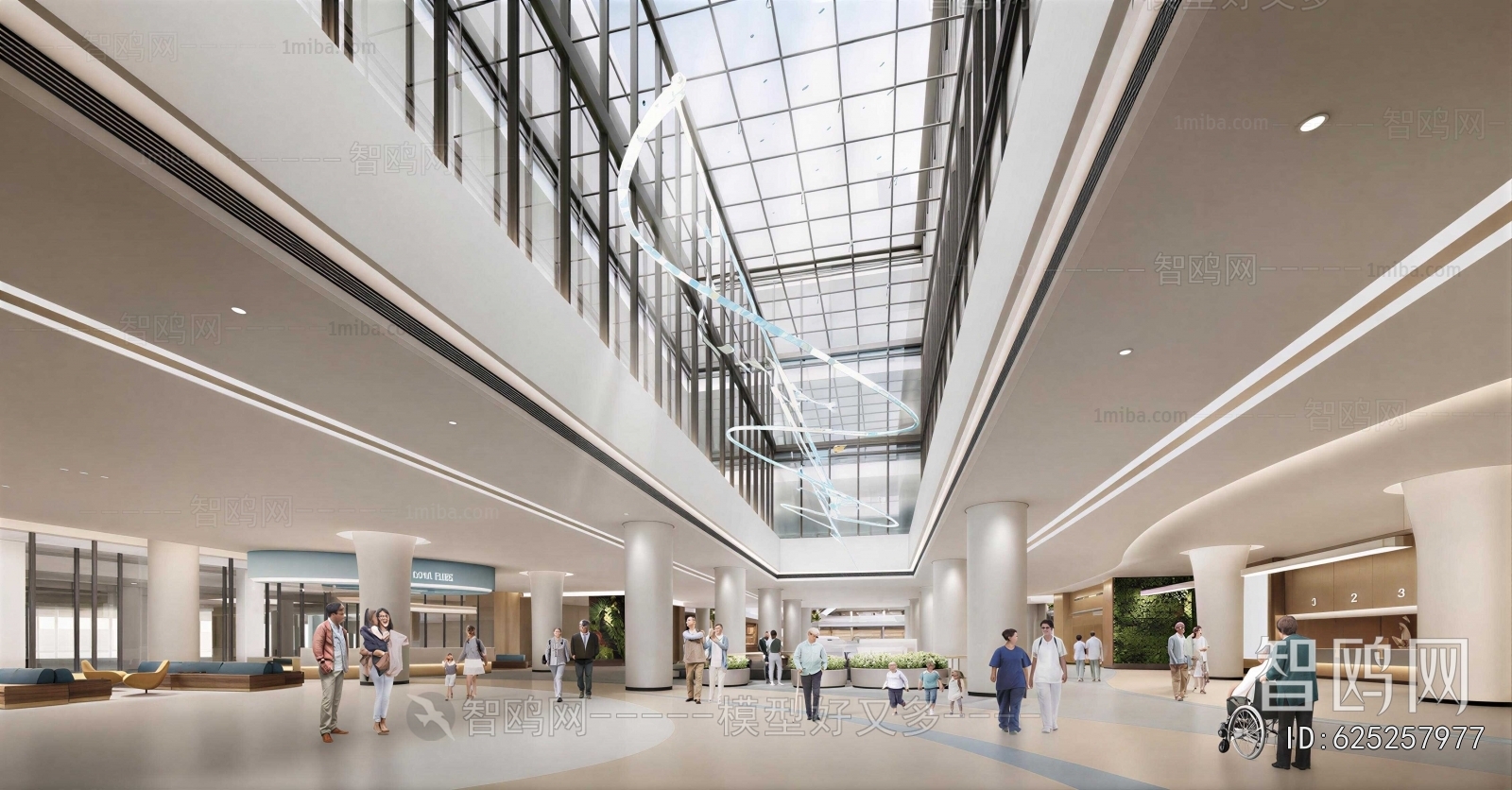 Modern Hospital Hall