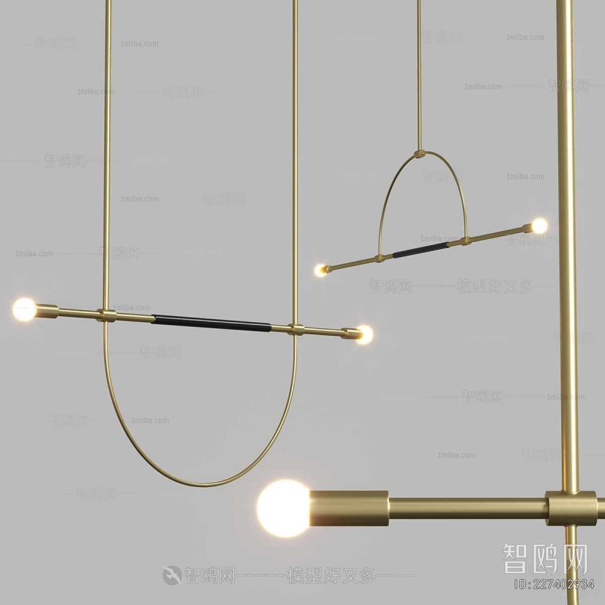 Modern Long Chandelier