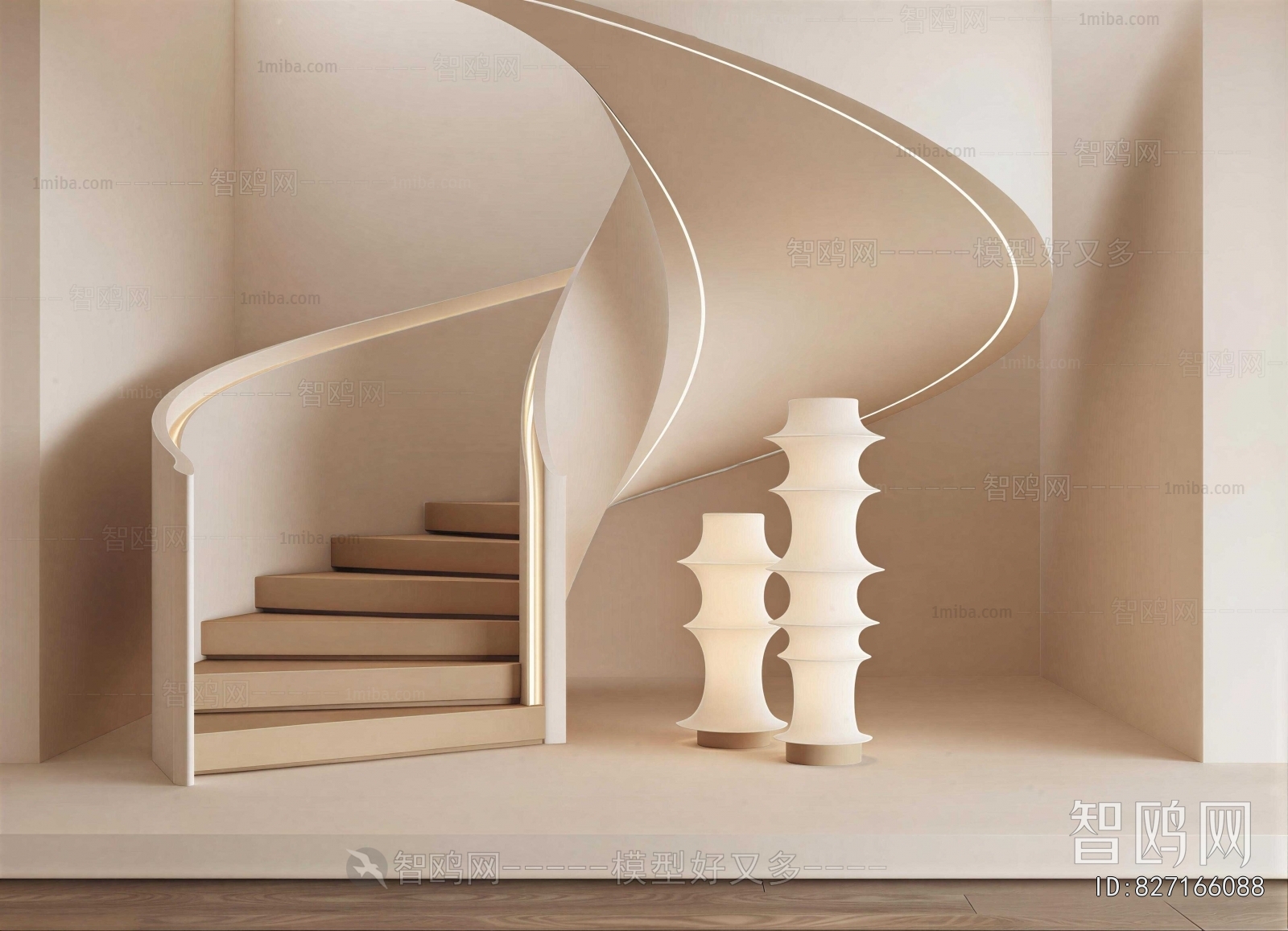 Modern Rotating Staircase