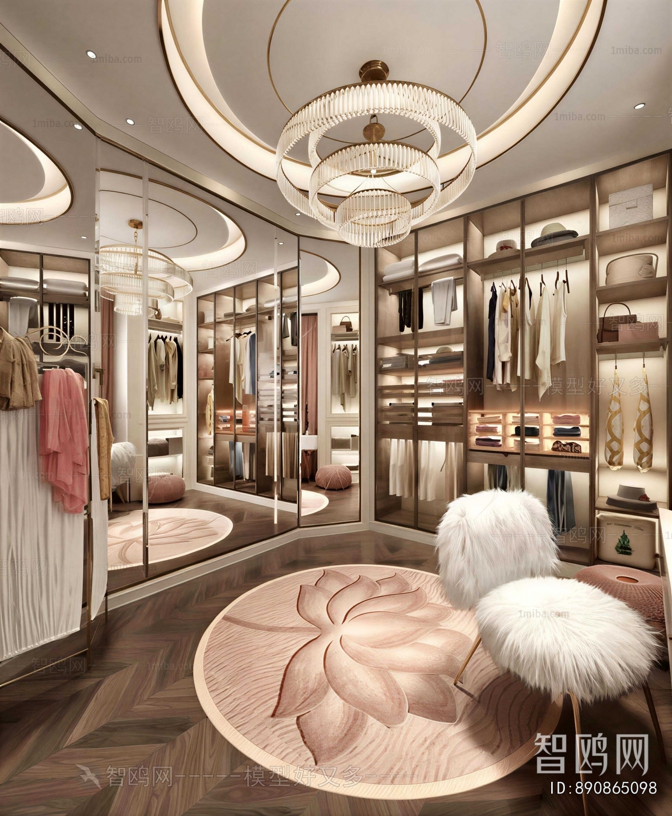 Modern Clothes Storage Area