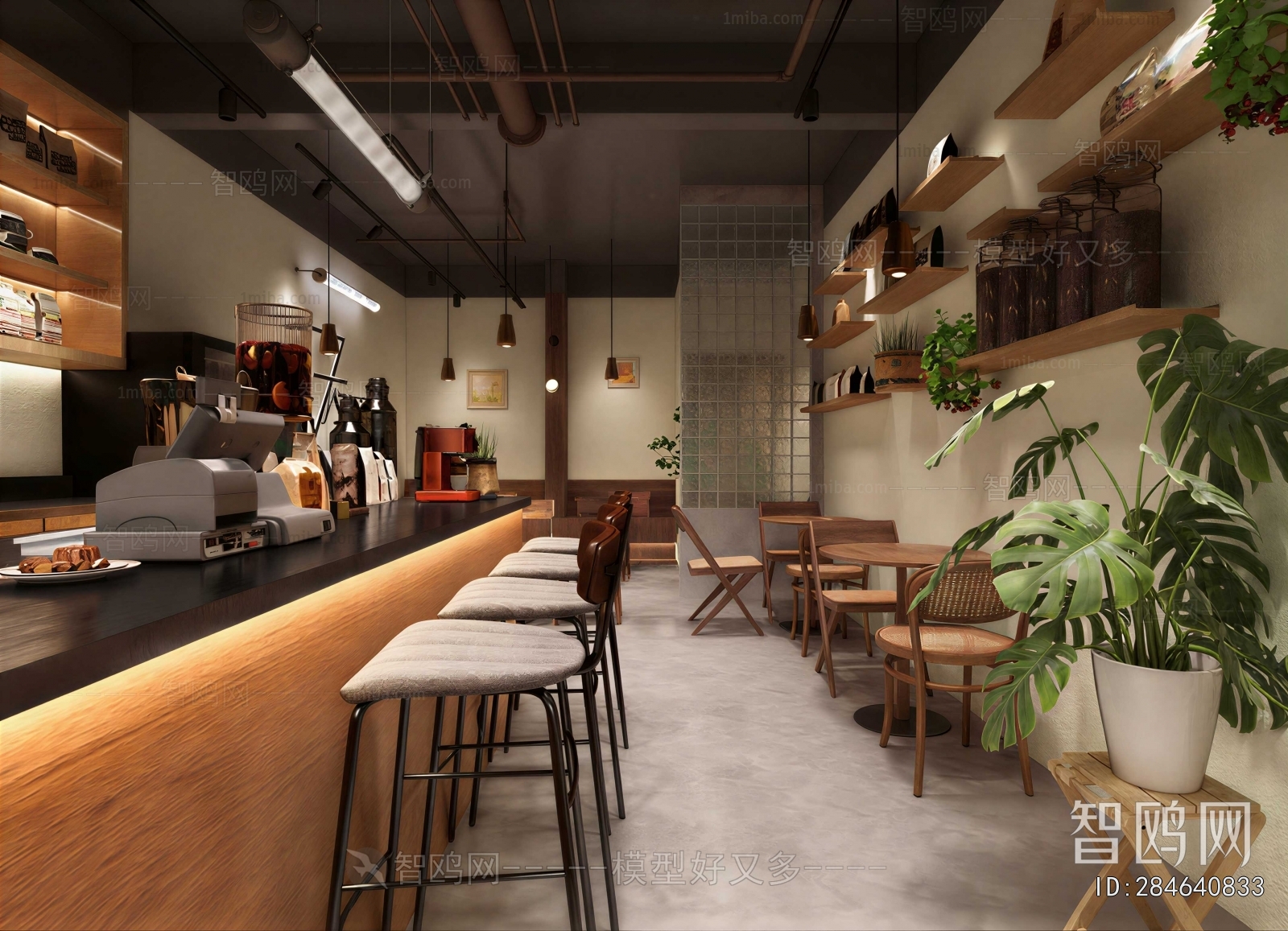 Industrial Style Cafe