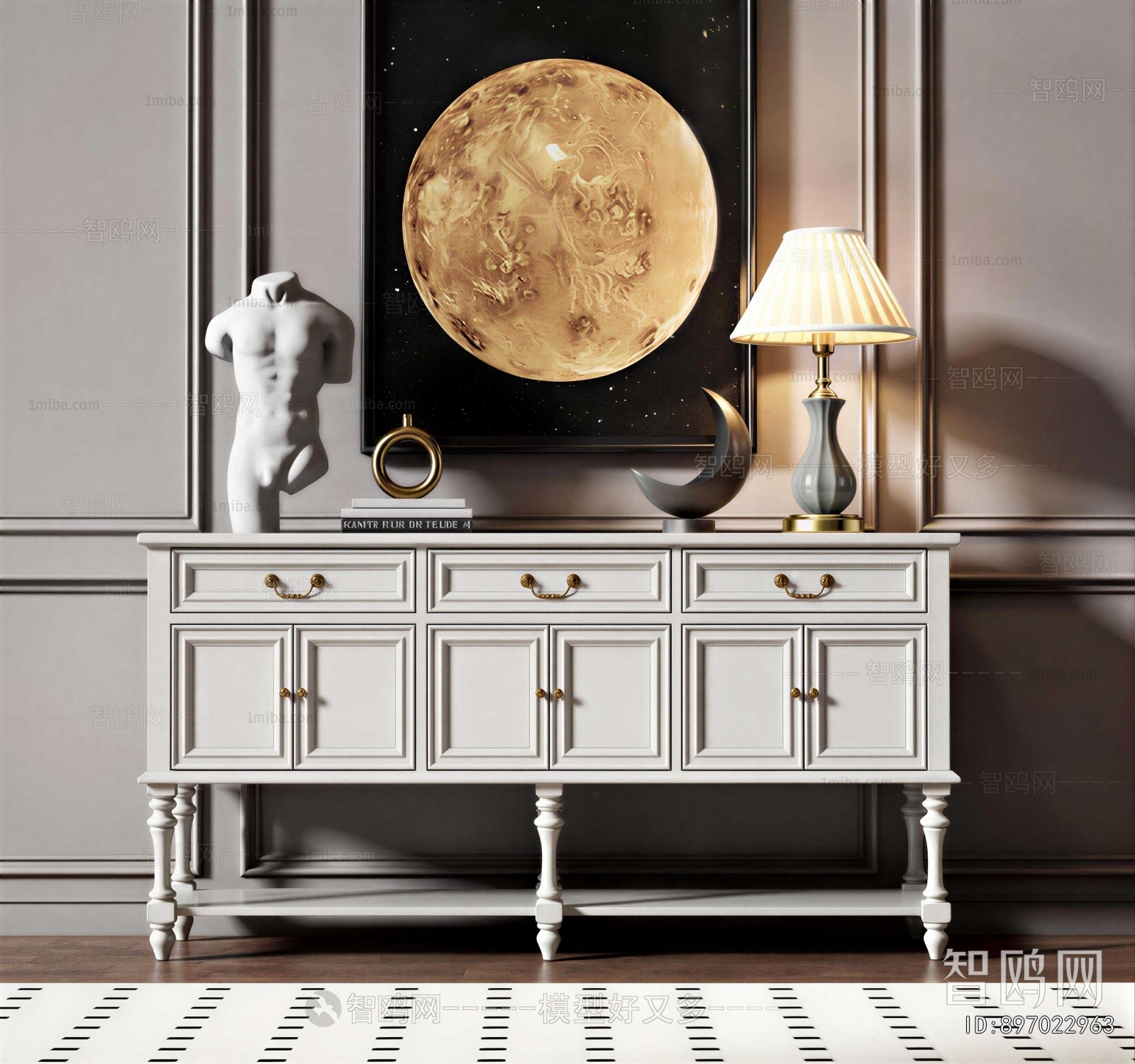 American Style Side Cabinet