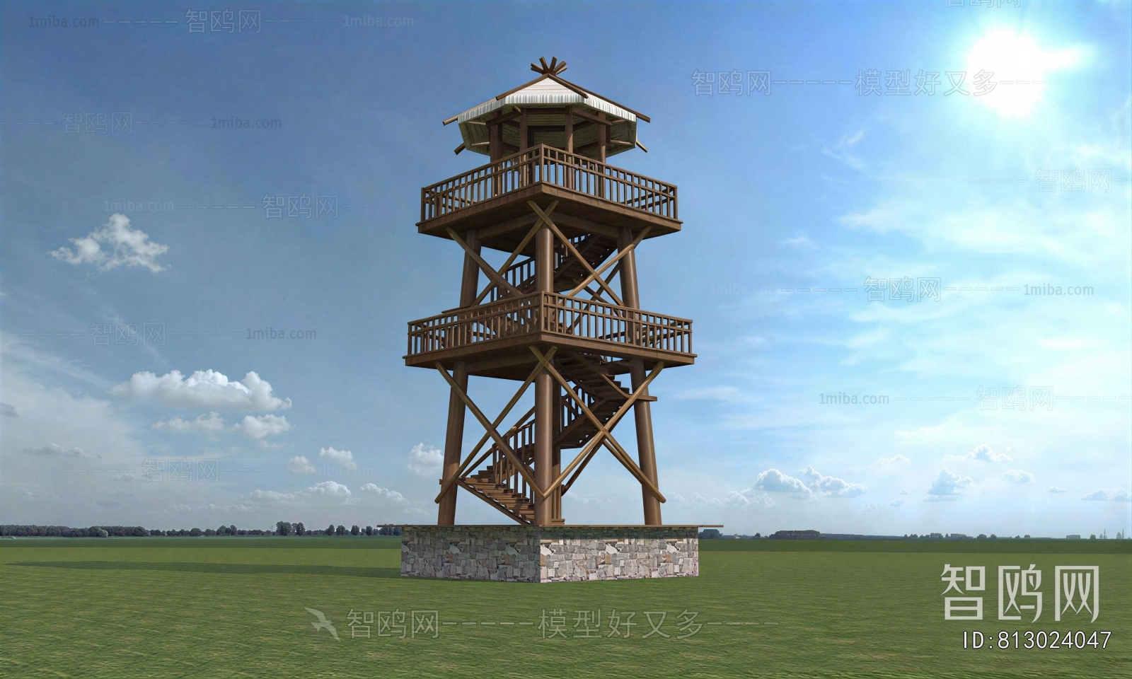 Chinese Style Ancient Architectural Buildings