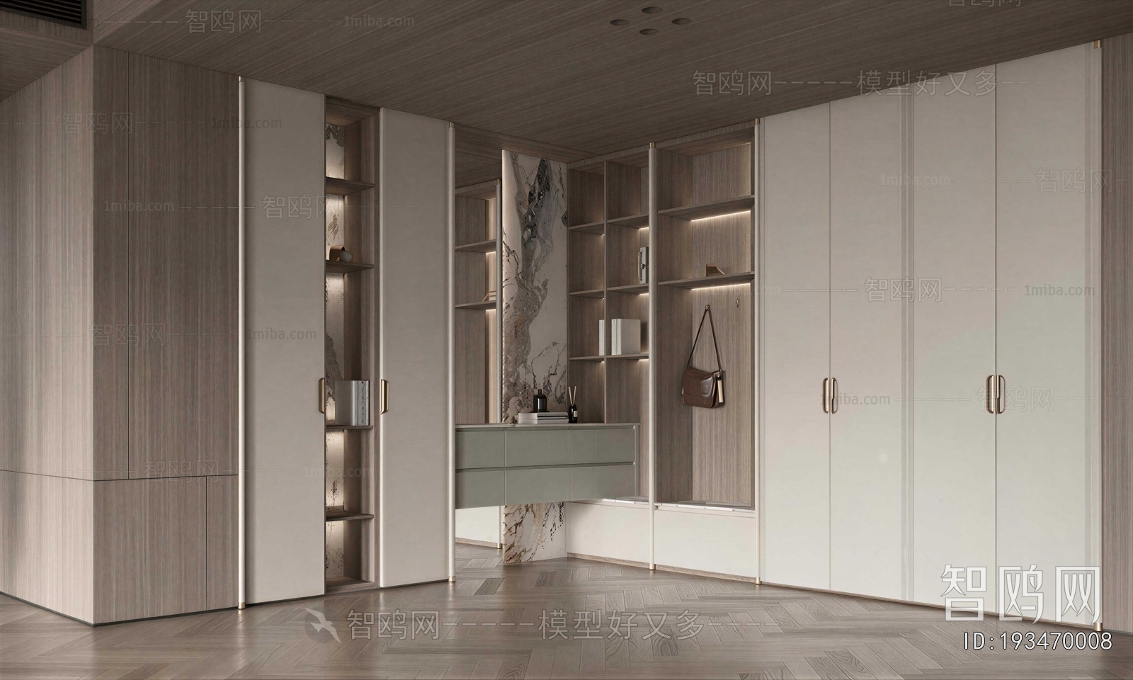 Modern Clothes Storage Area